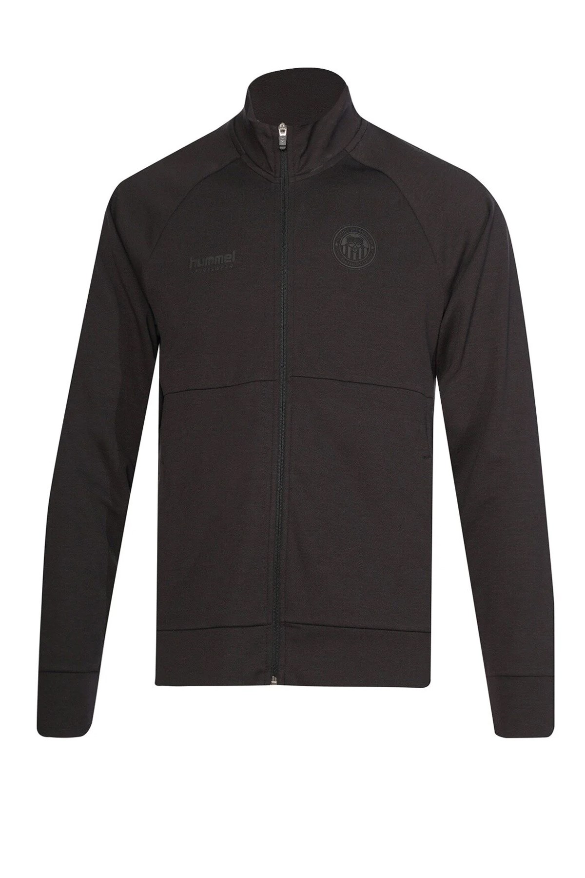 Hummel Mariner Zip Erkek Sweatshirt Siyah