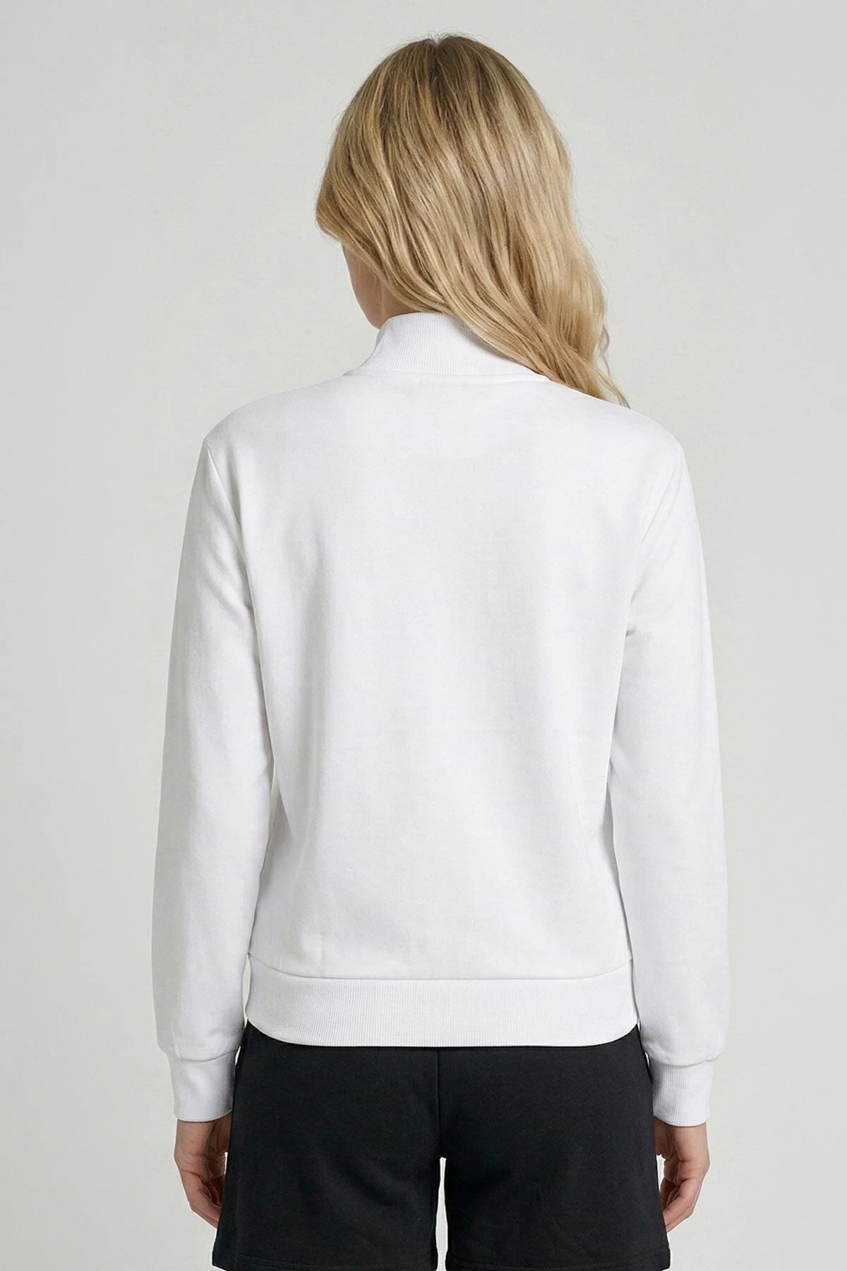 Hummel Pulse Kadın Sweatshirt 922423-9001 Beyaz