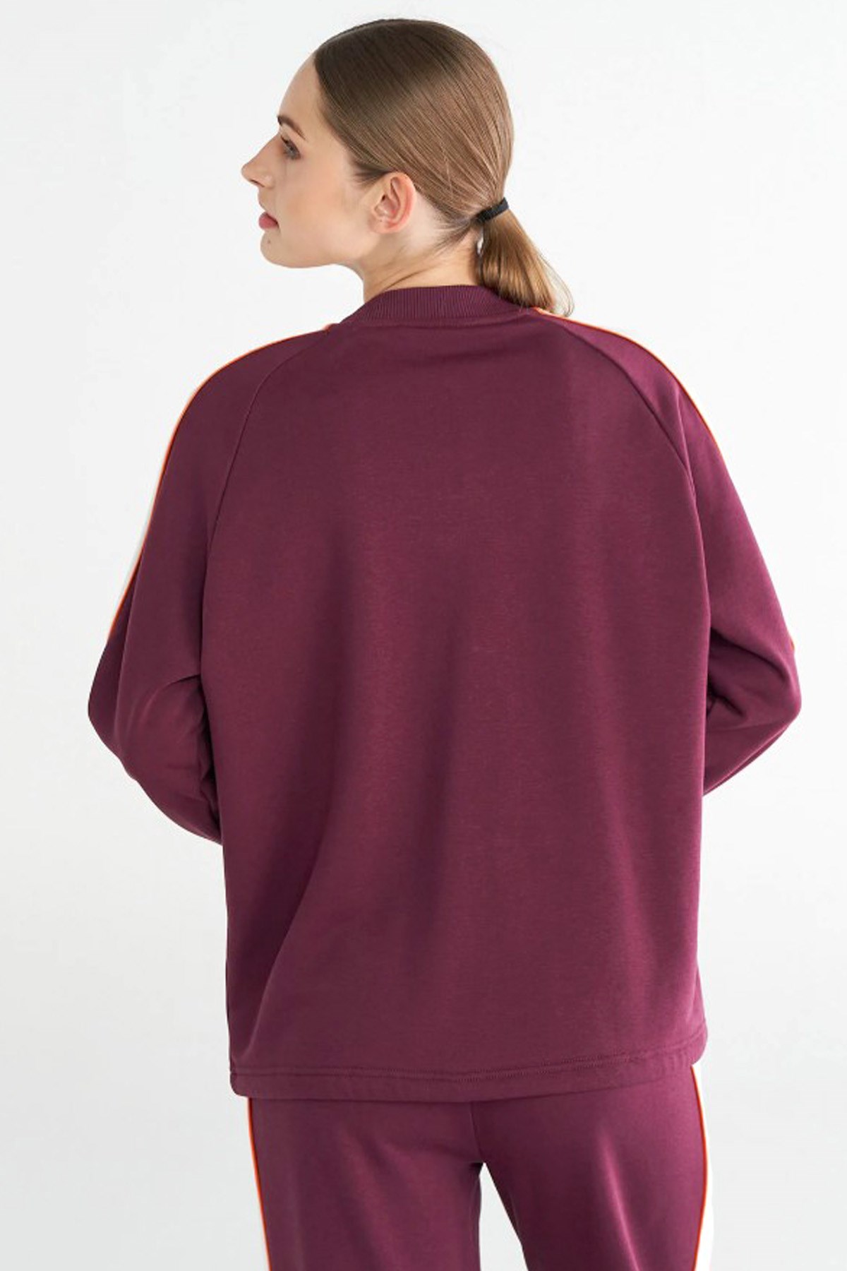Hummel Rodri Zip Kadın Sweatshirt Mor