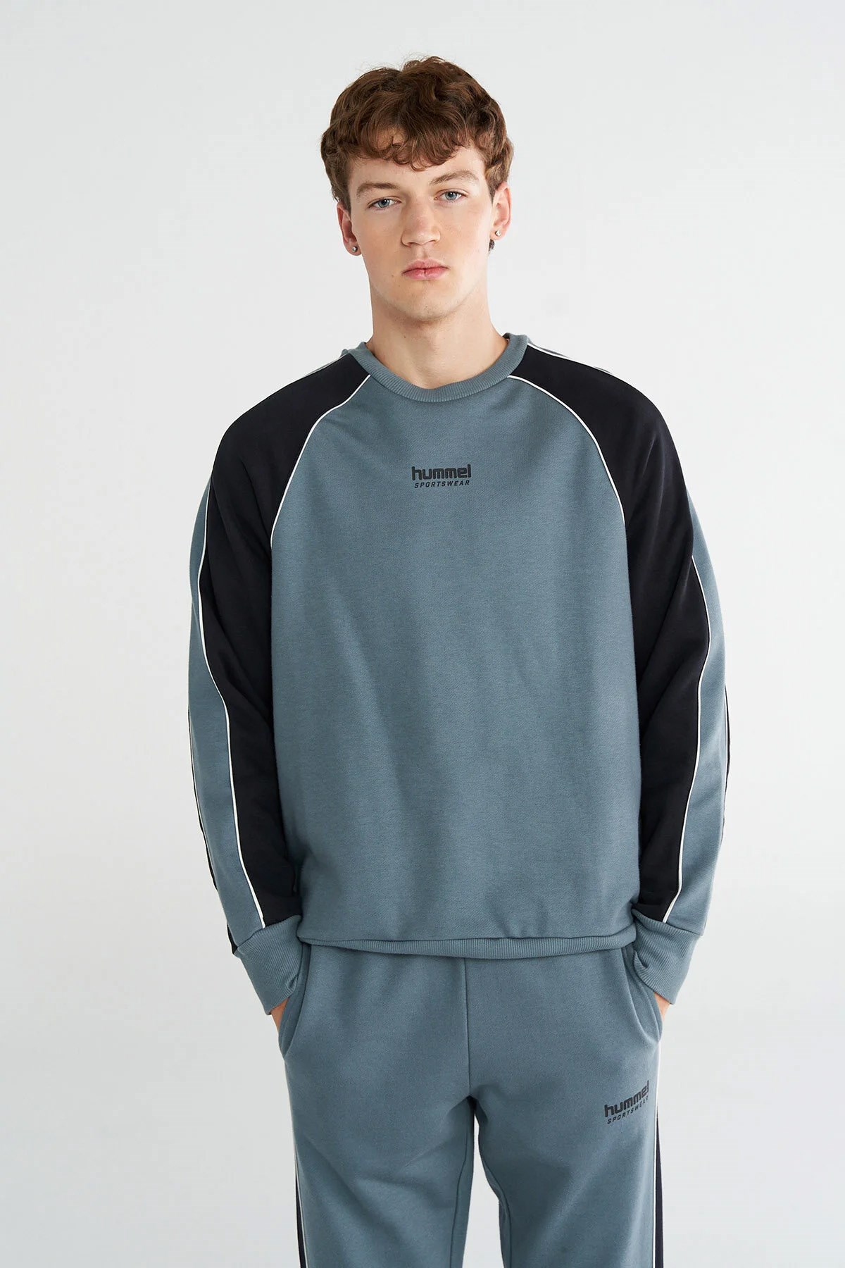 Hummel Royce Erkek Sweatshirt 922430-7319 Mavi
