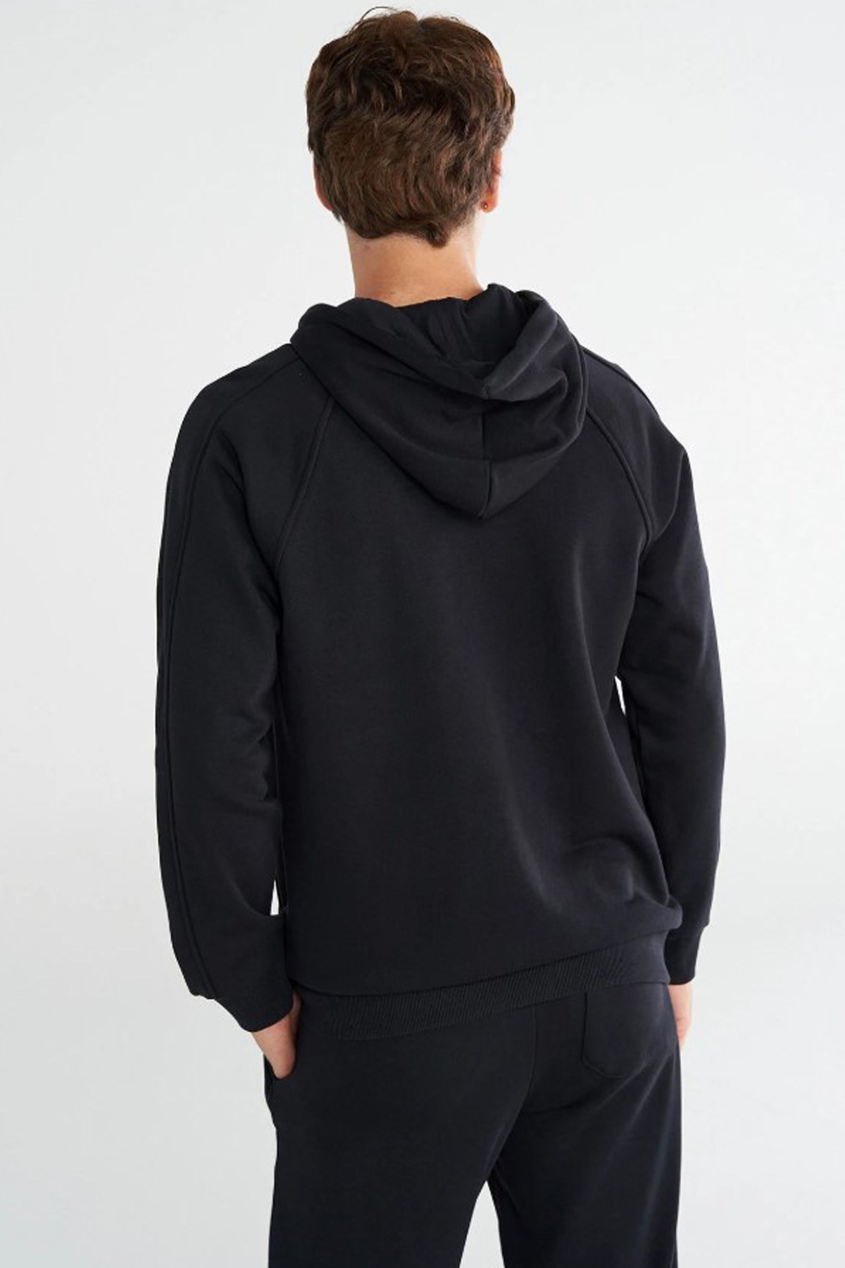 Hummel Sammy Zip Erkek Sweatshirt 922431-2001 Siyah