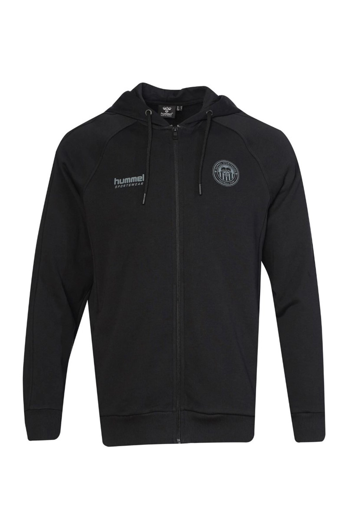 Hummel Sammy Zip Erkek Sweatshirt 922431-2001 Siyah