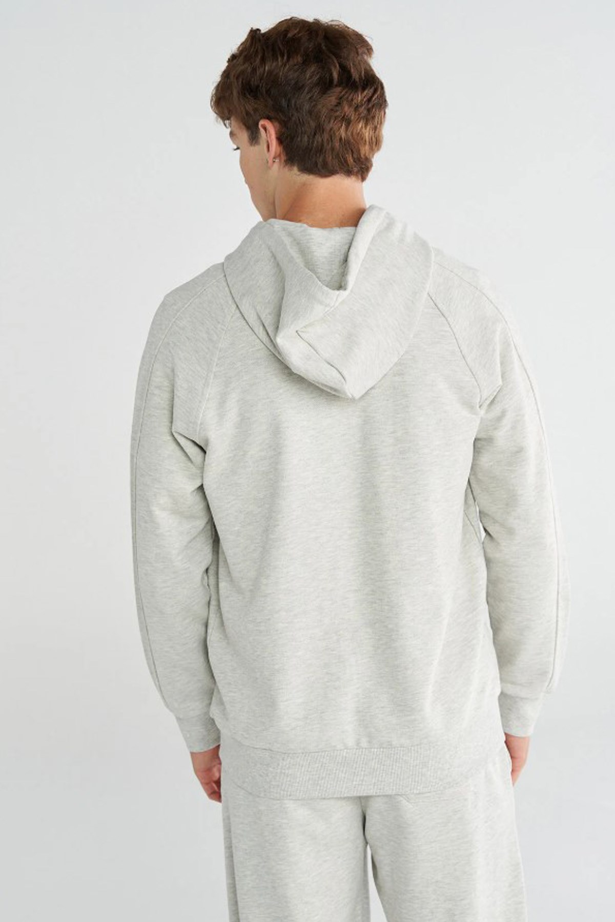 Hummel Sammy Zip Erkek Sweatshirt 922431-9098 Beyaz