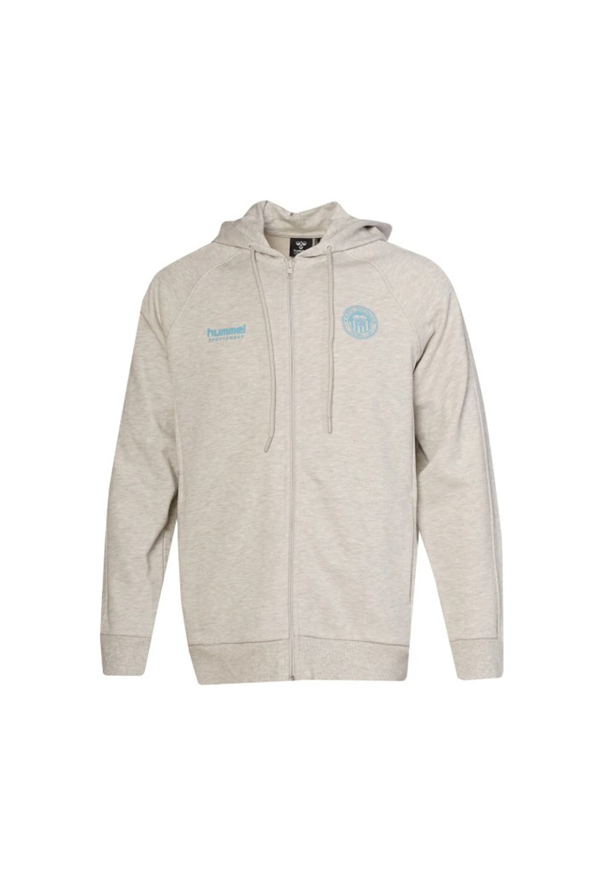 Hummel Sammy Zip Erkek Sweatshirt 922431-9098 Beyaz