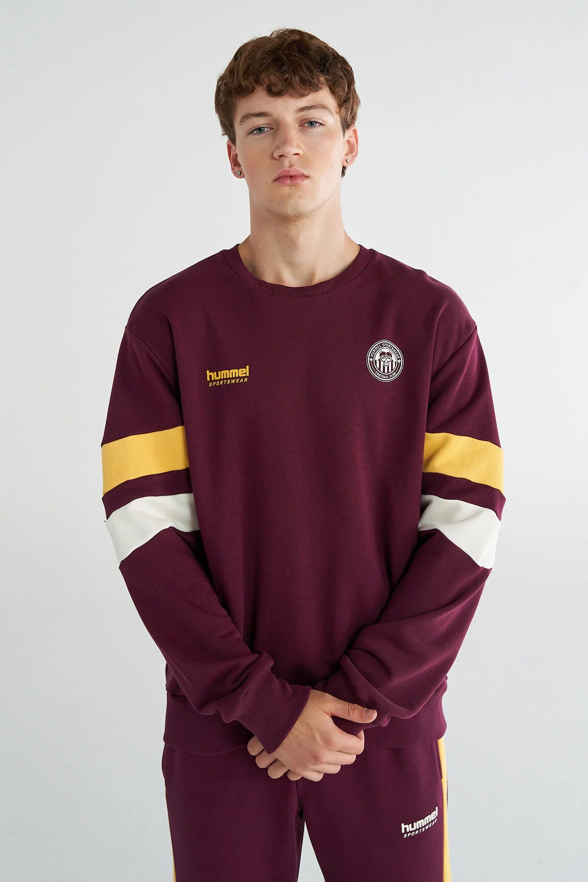 Hummel Seal Erkek Sweatshirt 922432-3858 Bordo