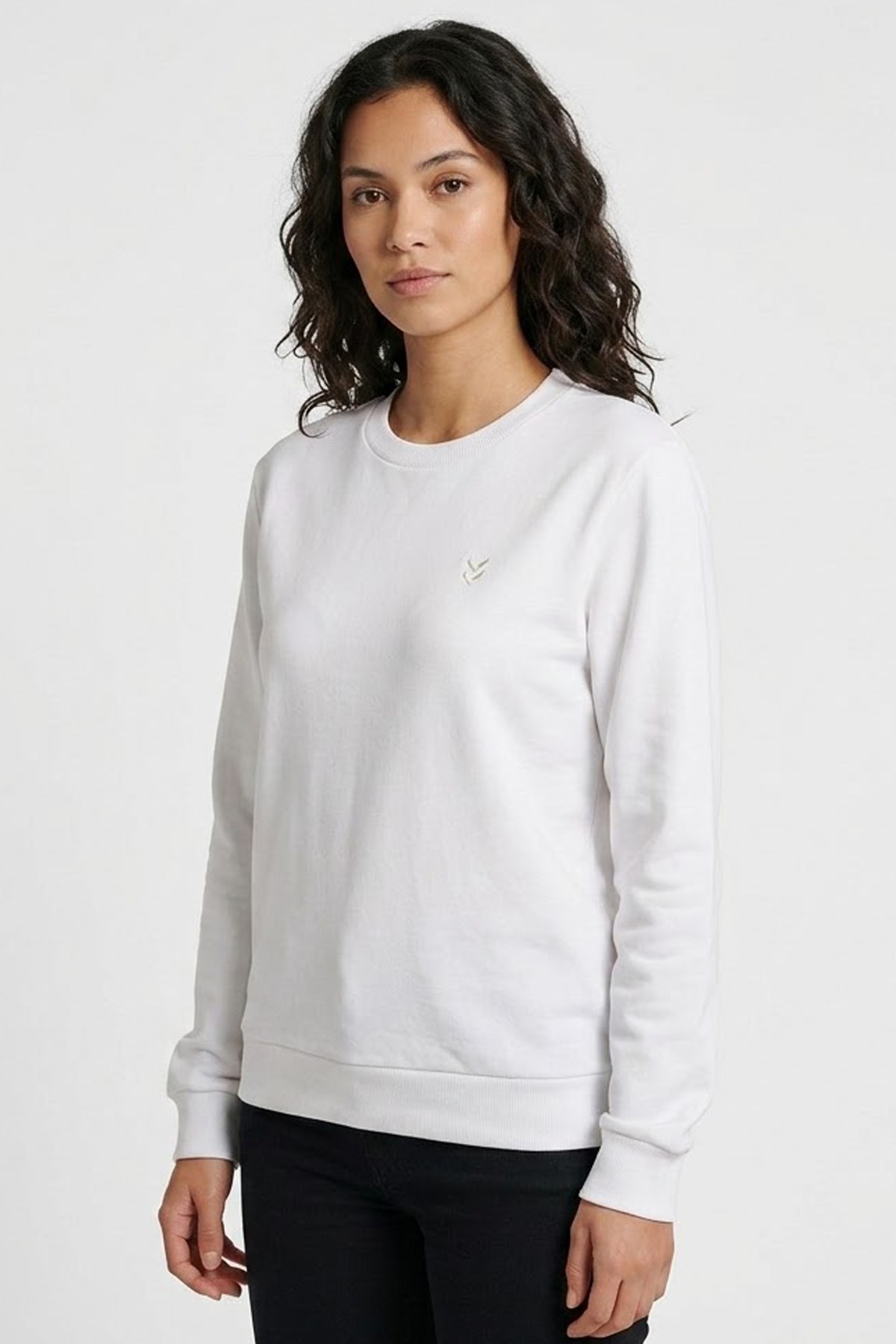 Hummel T-Pulse Kadın Sweatshirt 922440-9001 Beyaz