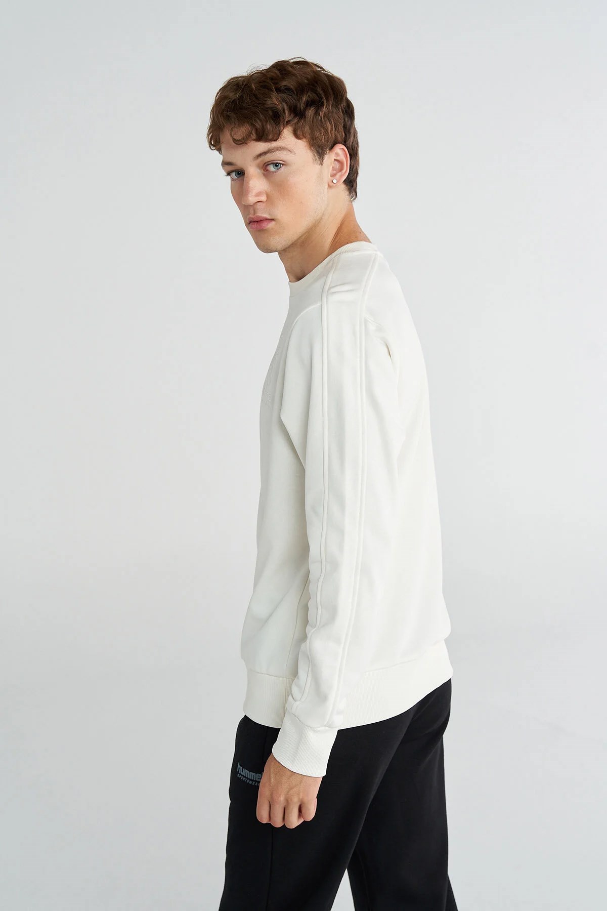 Hummel Tony Erkek Sweatshirt Bej