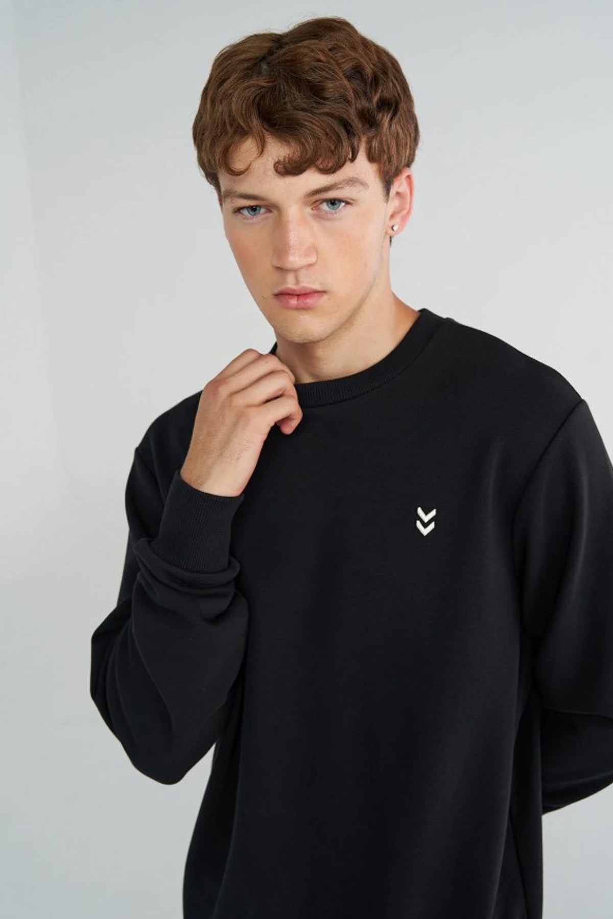 Hummel T-Pulse Erkek Sweatshirt 922442-2001 Siyah