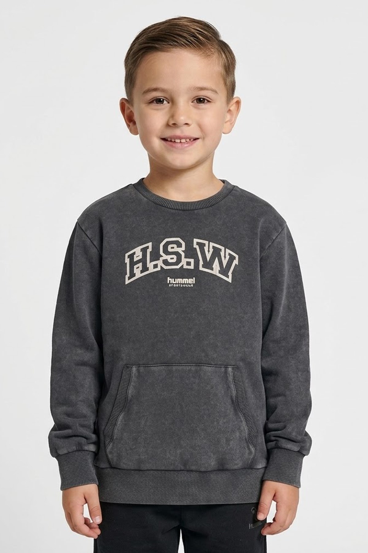 Hummel Alanza Çocuk Sweatshirt 922464-2001 Siyah