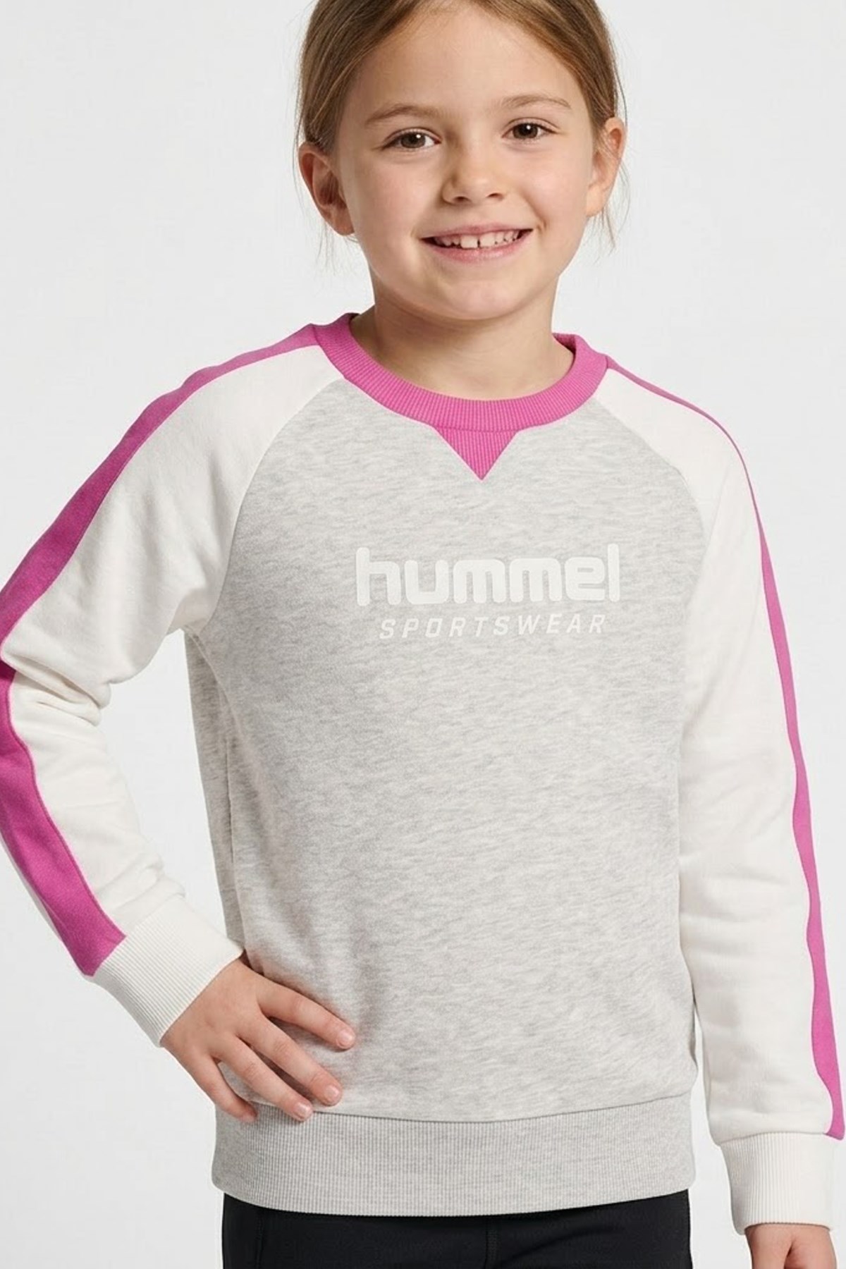 Hummel Marta Çocuk Sweatshirt 922475-9098 Beyaz