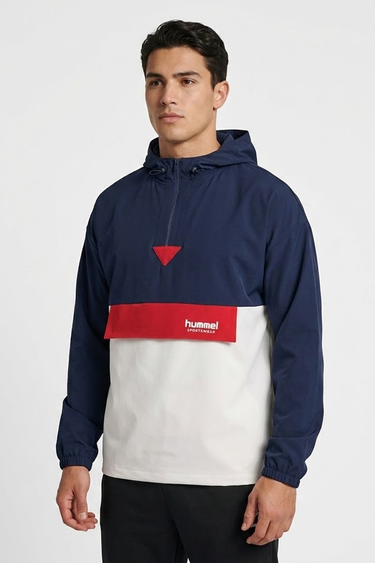 Hummel Vuelo Half Erkek Sweatshirt 922526-7459 Mavi