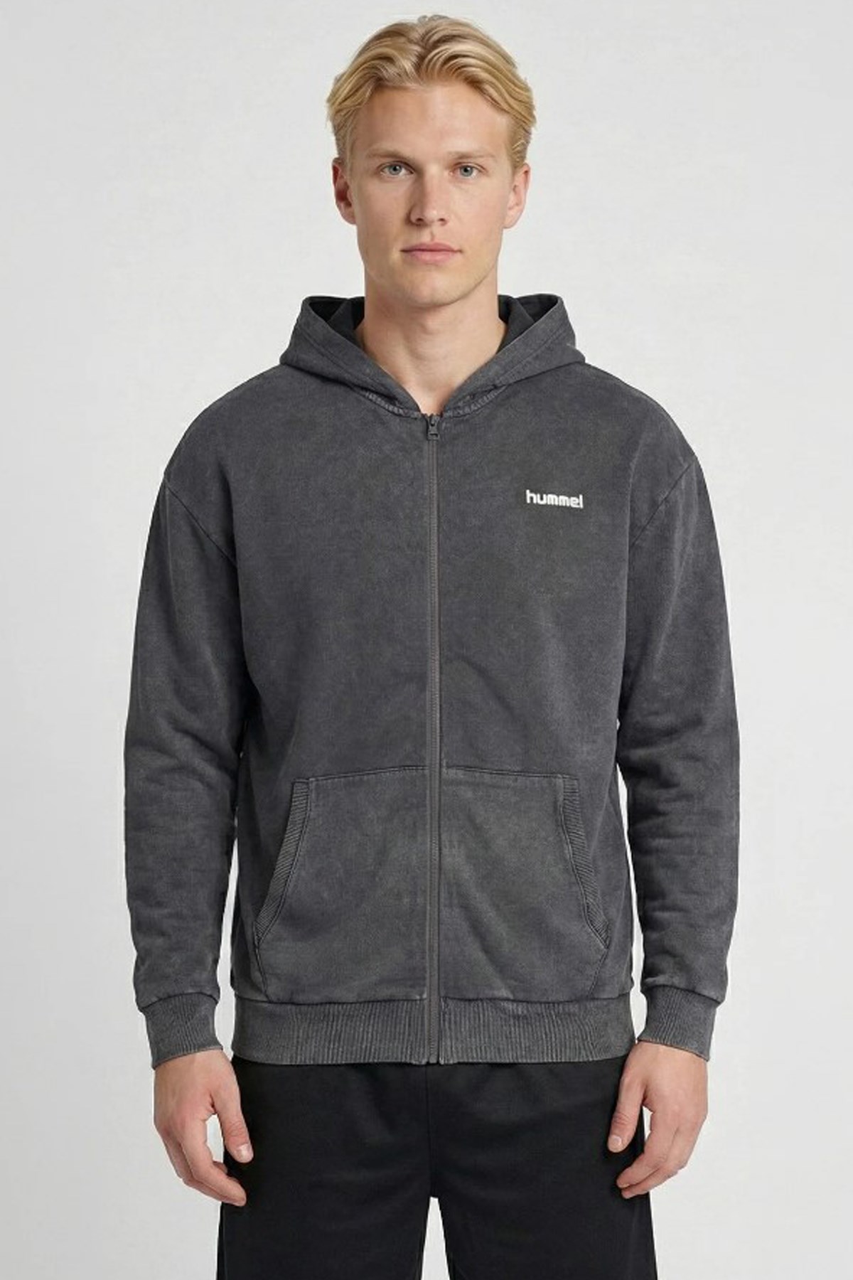 Hummel Yantar Erkek Sweatshirt 922530-2001 Siyah