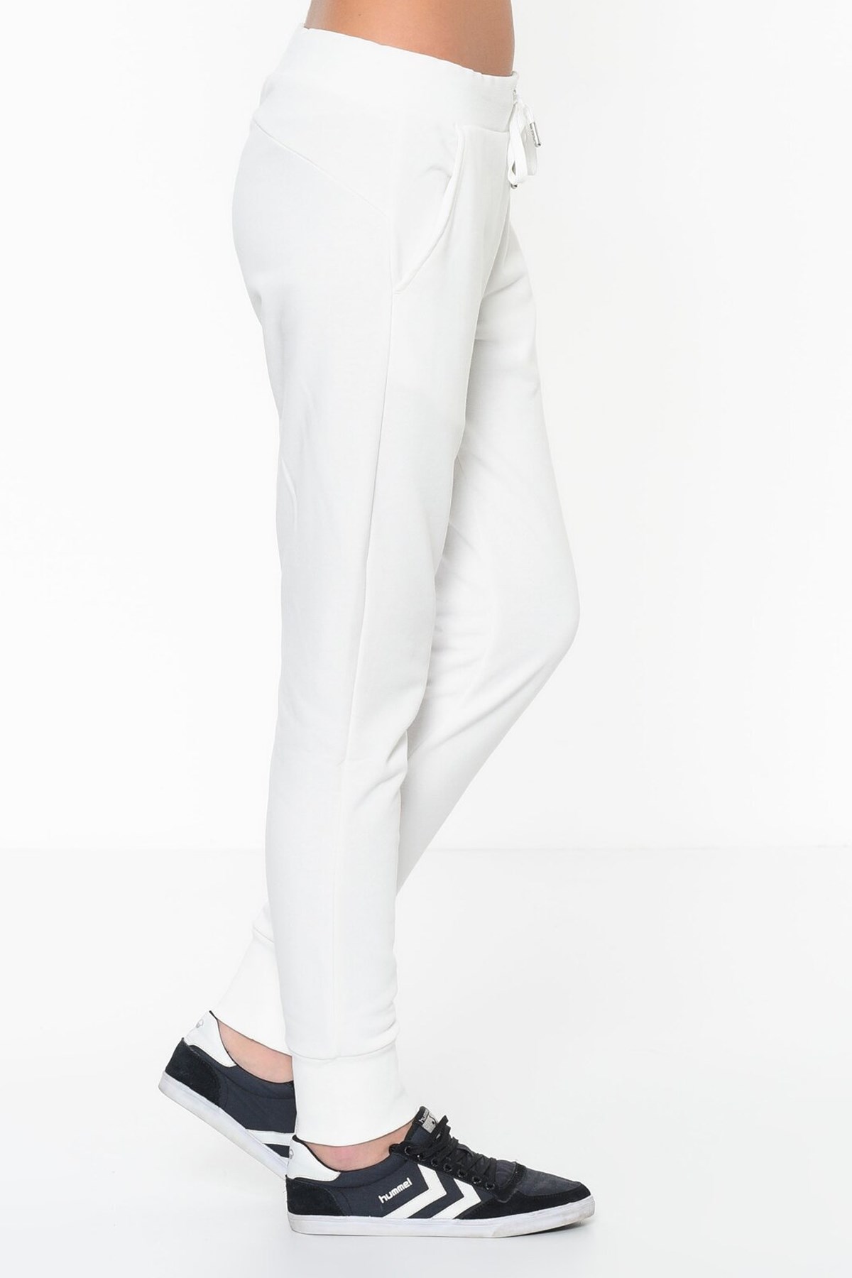 Hummel Bırıgı Kadın Eşofman Altı 930769-9003 Beyaz