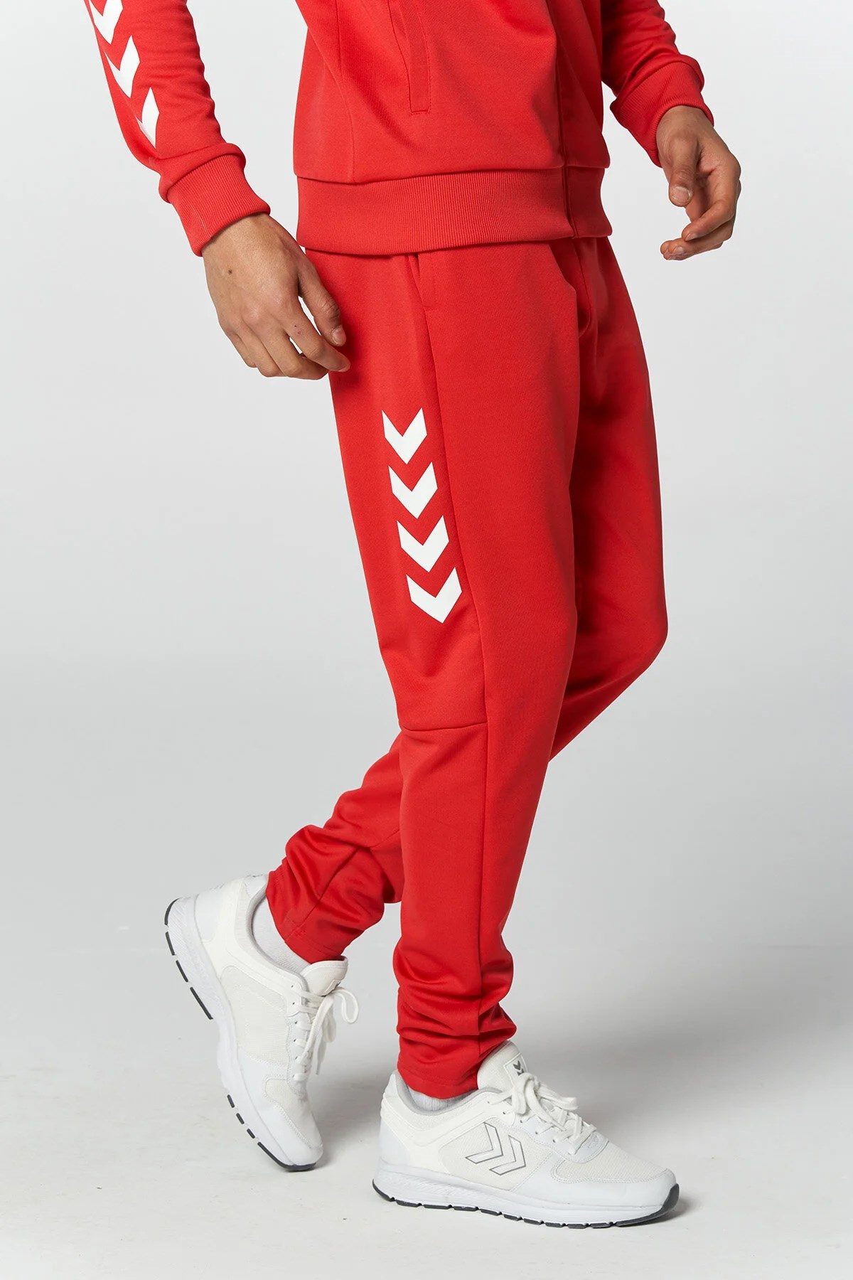 Hummel Falconzo Tapered Erkek Eşofman Altı 931076-3658 Kırmızı