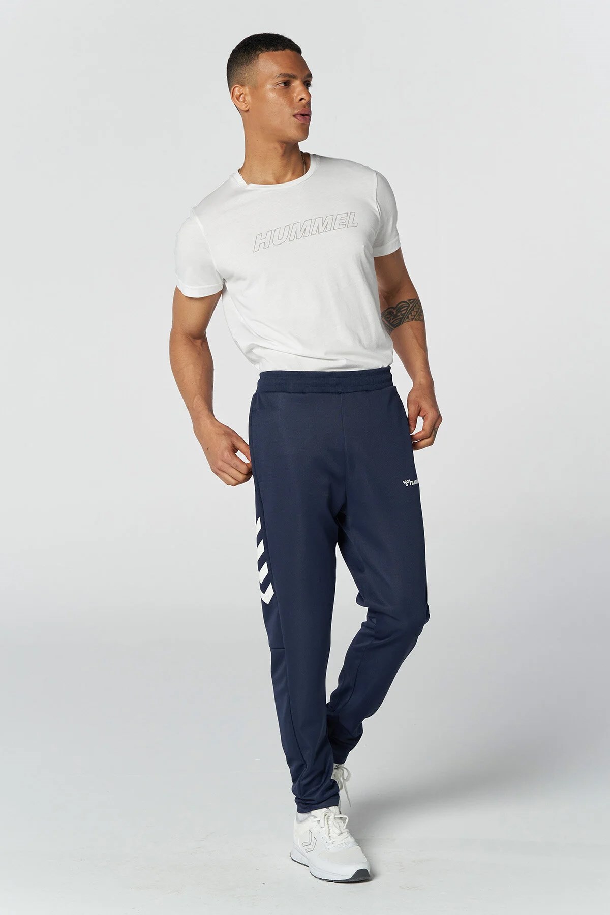 Hummel Falconzo Tapered Erkek Eşofman Altı 931076-7480 Lacivert