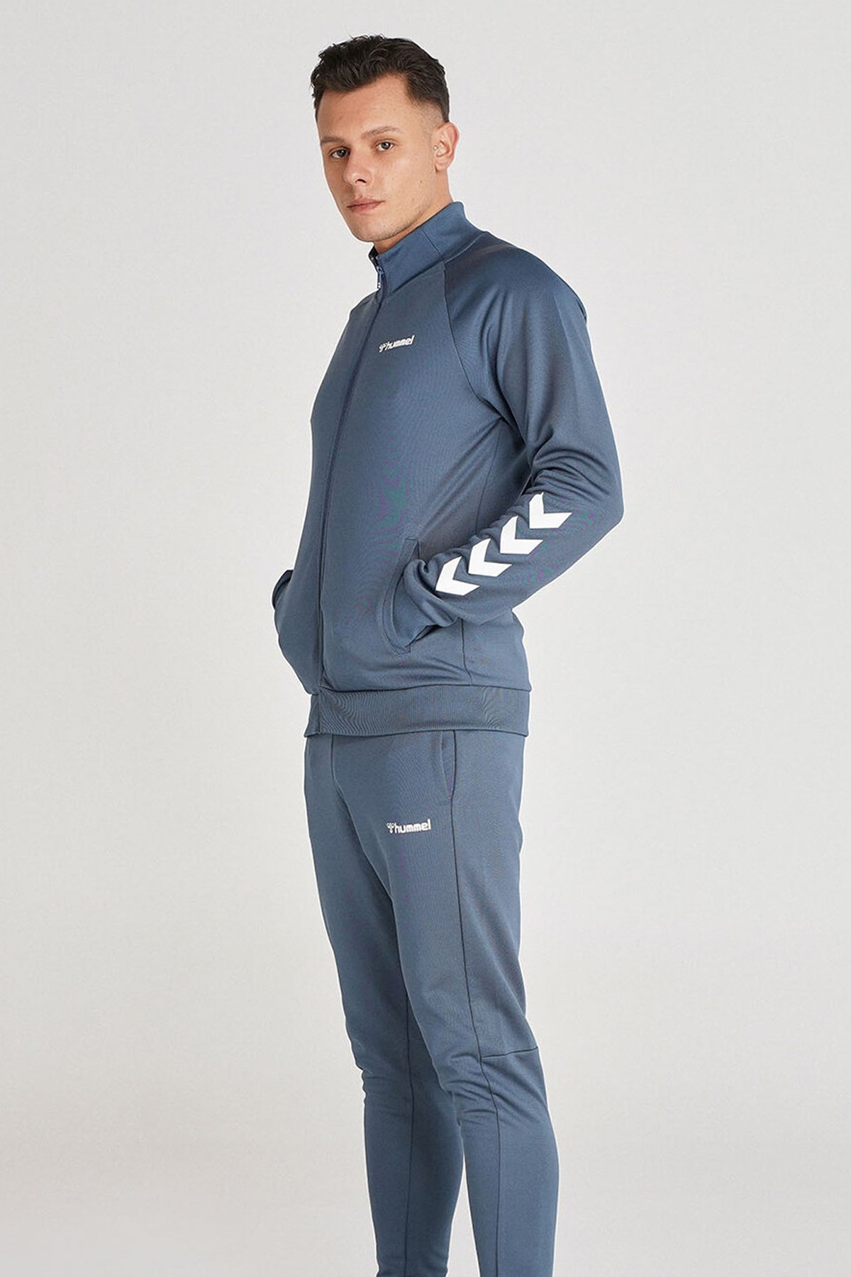 Hummel Falconzo Tapered Erkek Eşofman Altı 931076-7954 Mavi