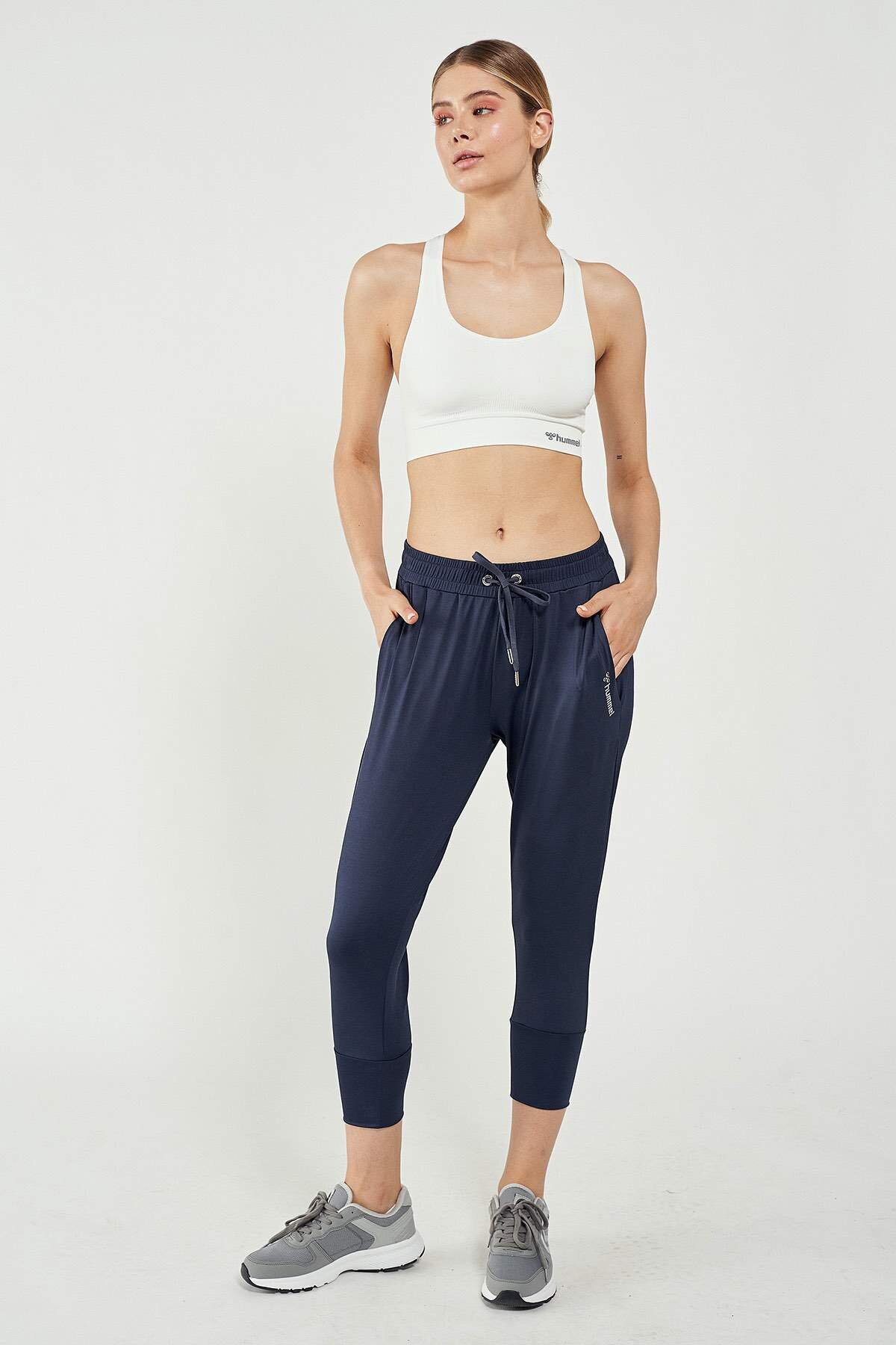 Hummel Kies Tapered  Kadın Eşofman Altı 931089-7429 Lacivert