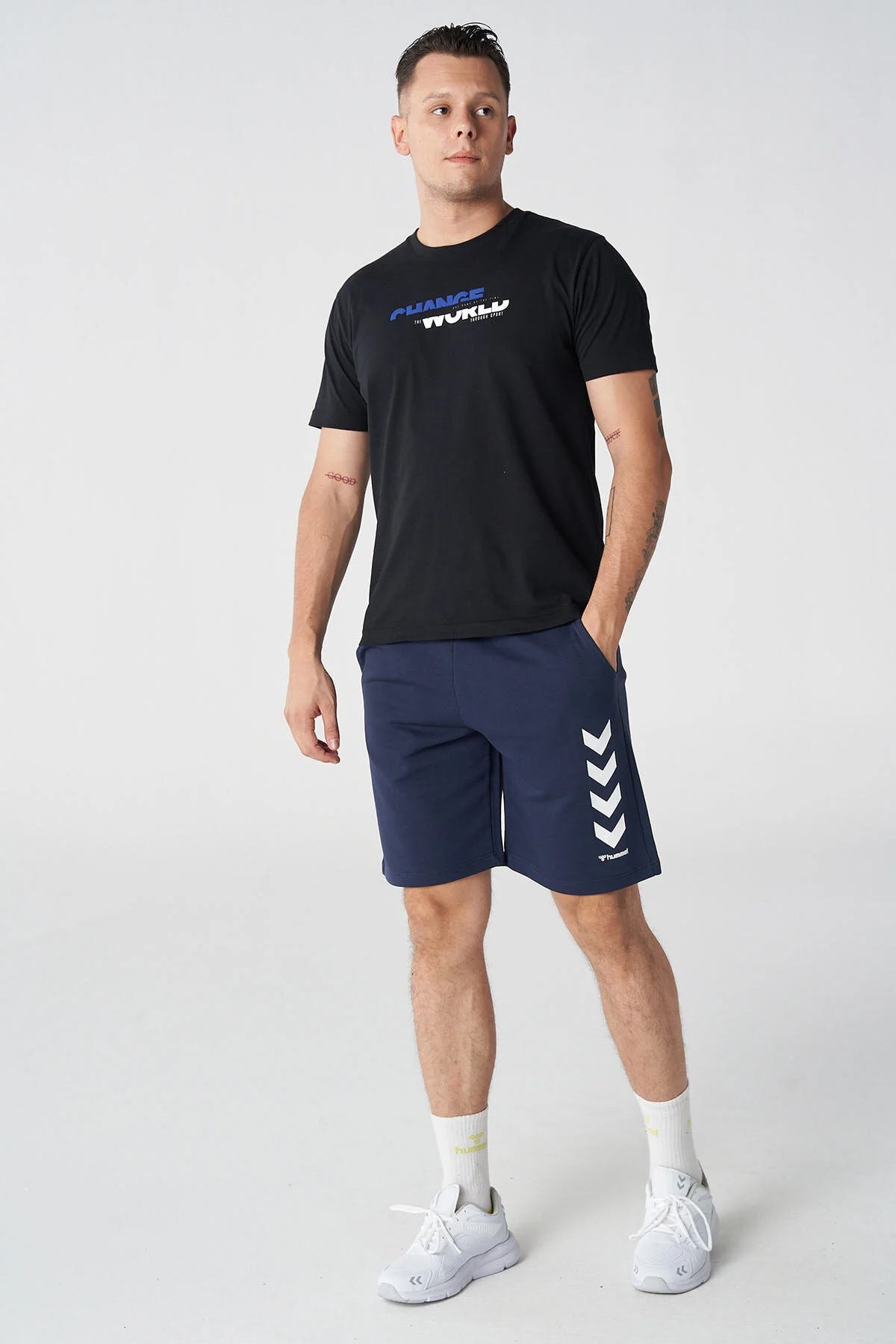 Hummel Kens Erkek Şort 931152-7480 Lacivert