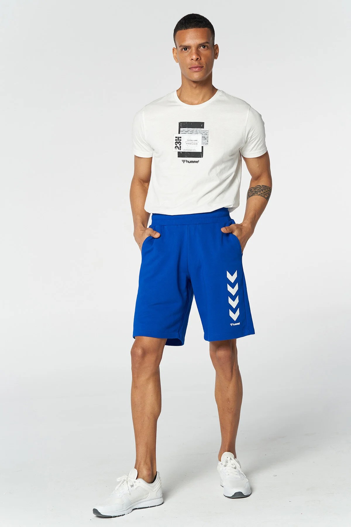 Hummel Kens Erkek Şort 931152-7788 Mavi
