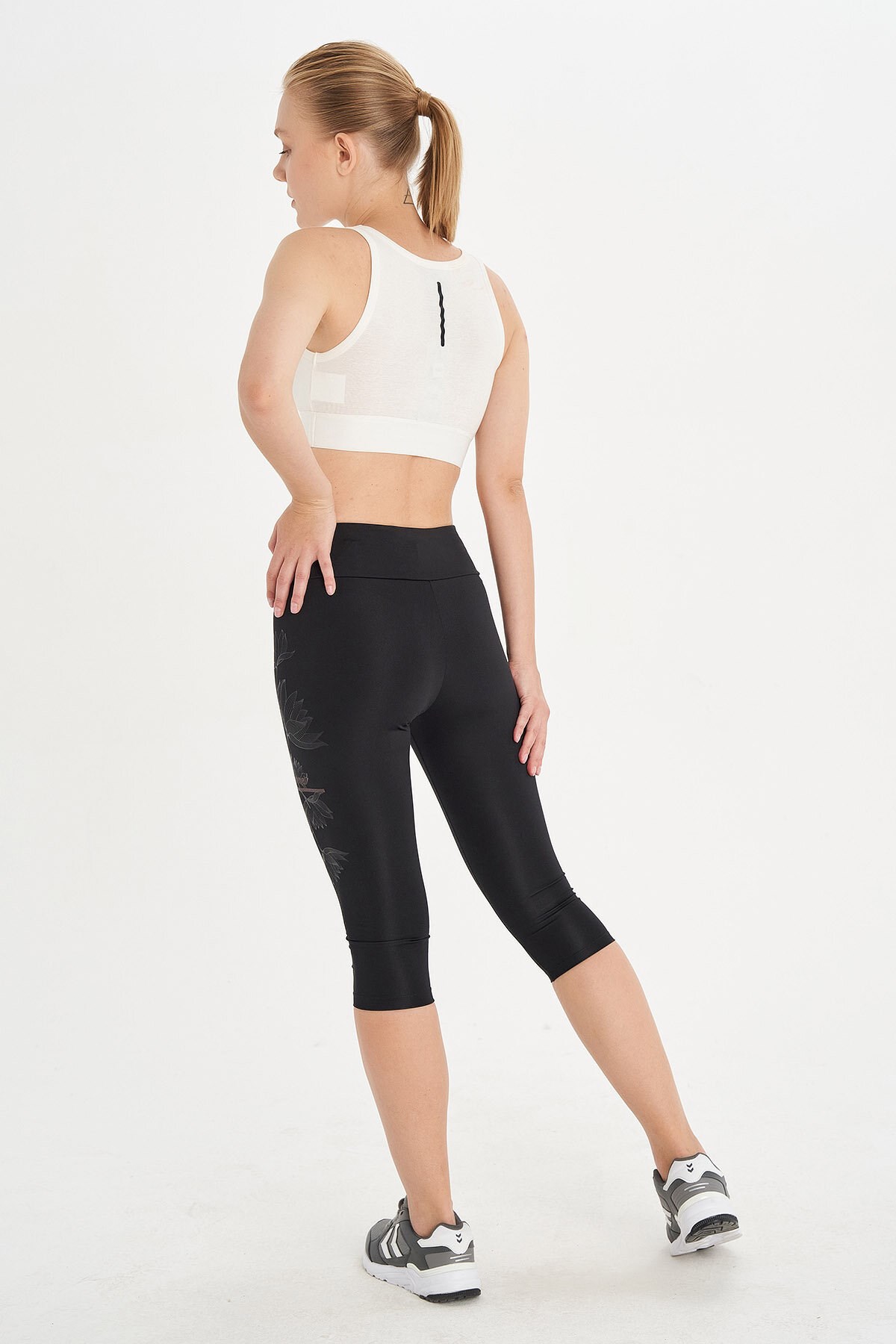 Hummel Flora 3/4  Kadın Tayt 931397-2001 Siyah