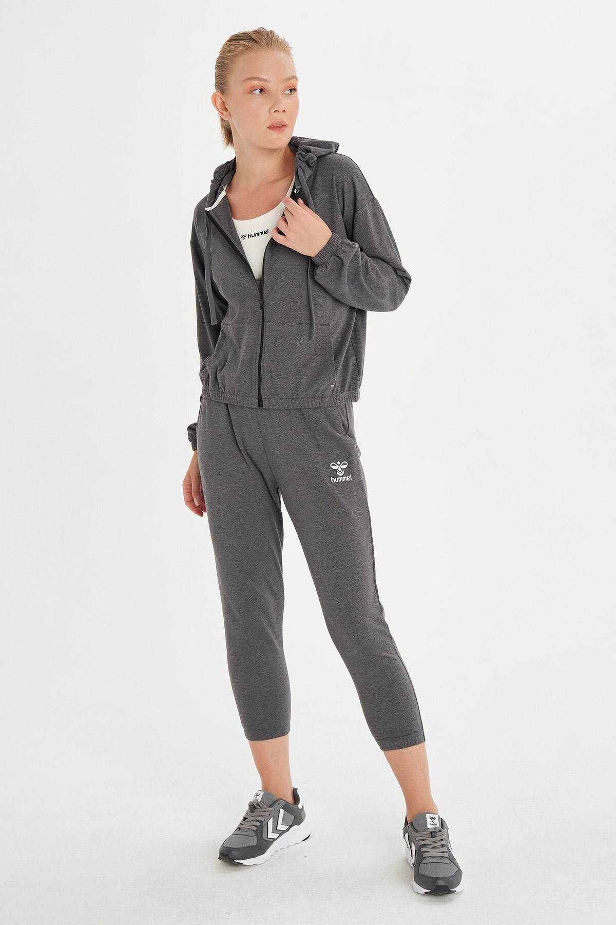 Hummel Tresi 7/8 Jogger Kadın Eşofman Altı 931460-2001 Siyah