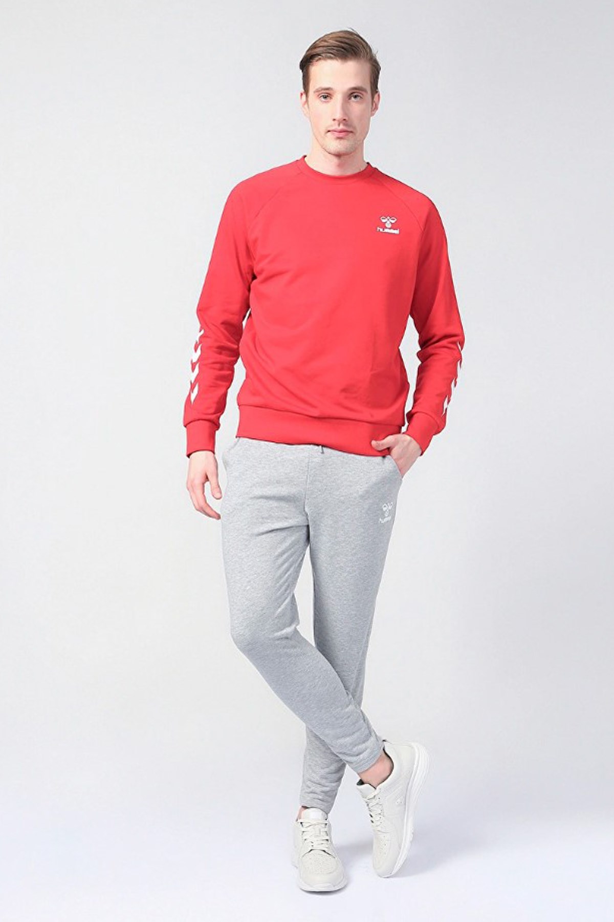Hummel T-Isam 2.0 Tapered Erkek Eşofman Altı 931469-2006 Gri