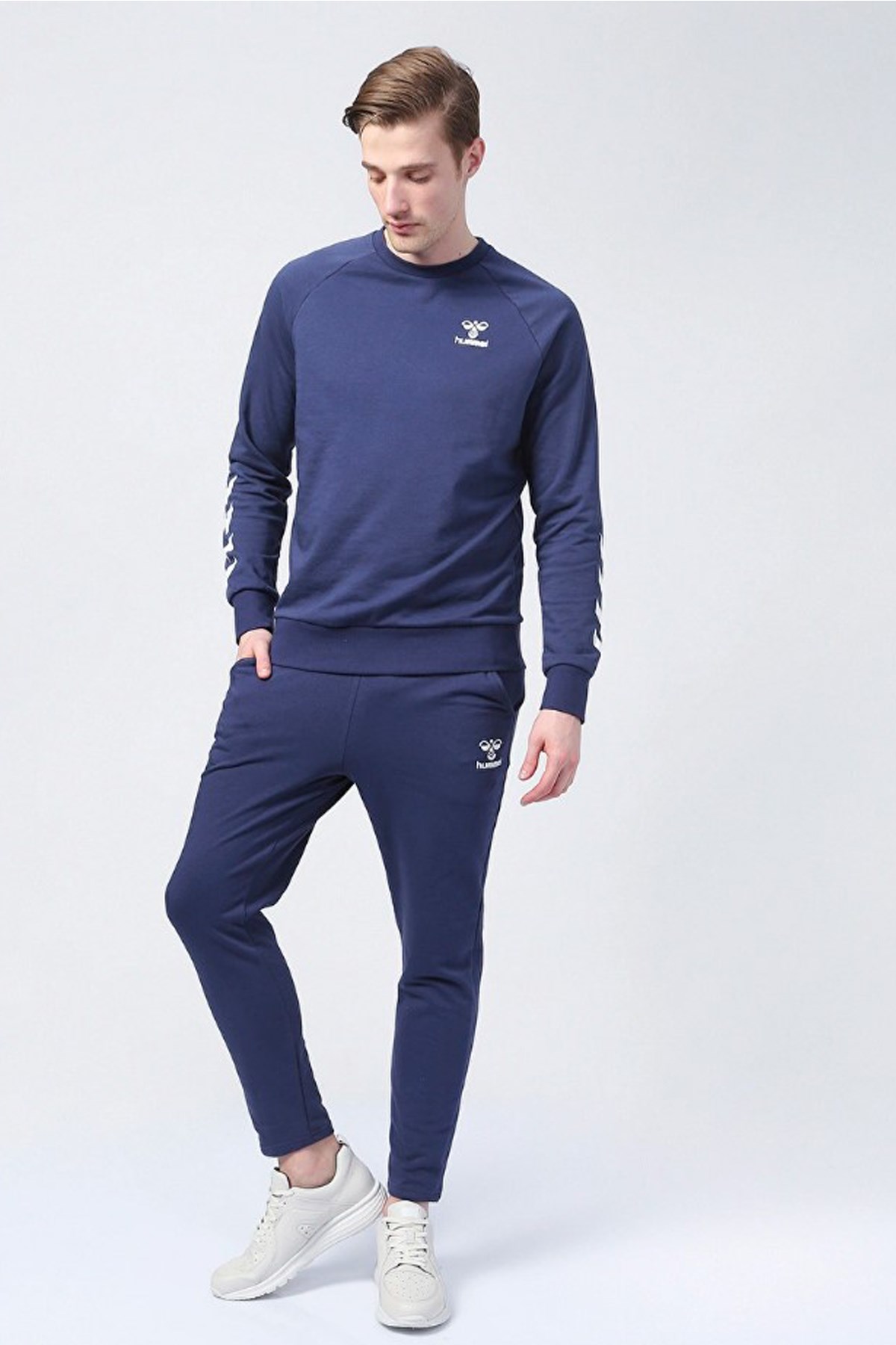 Hummel T-Isam 2.0 Tapered Erkek Eşofman Altı 931469-7666 Lacivert