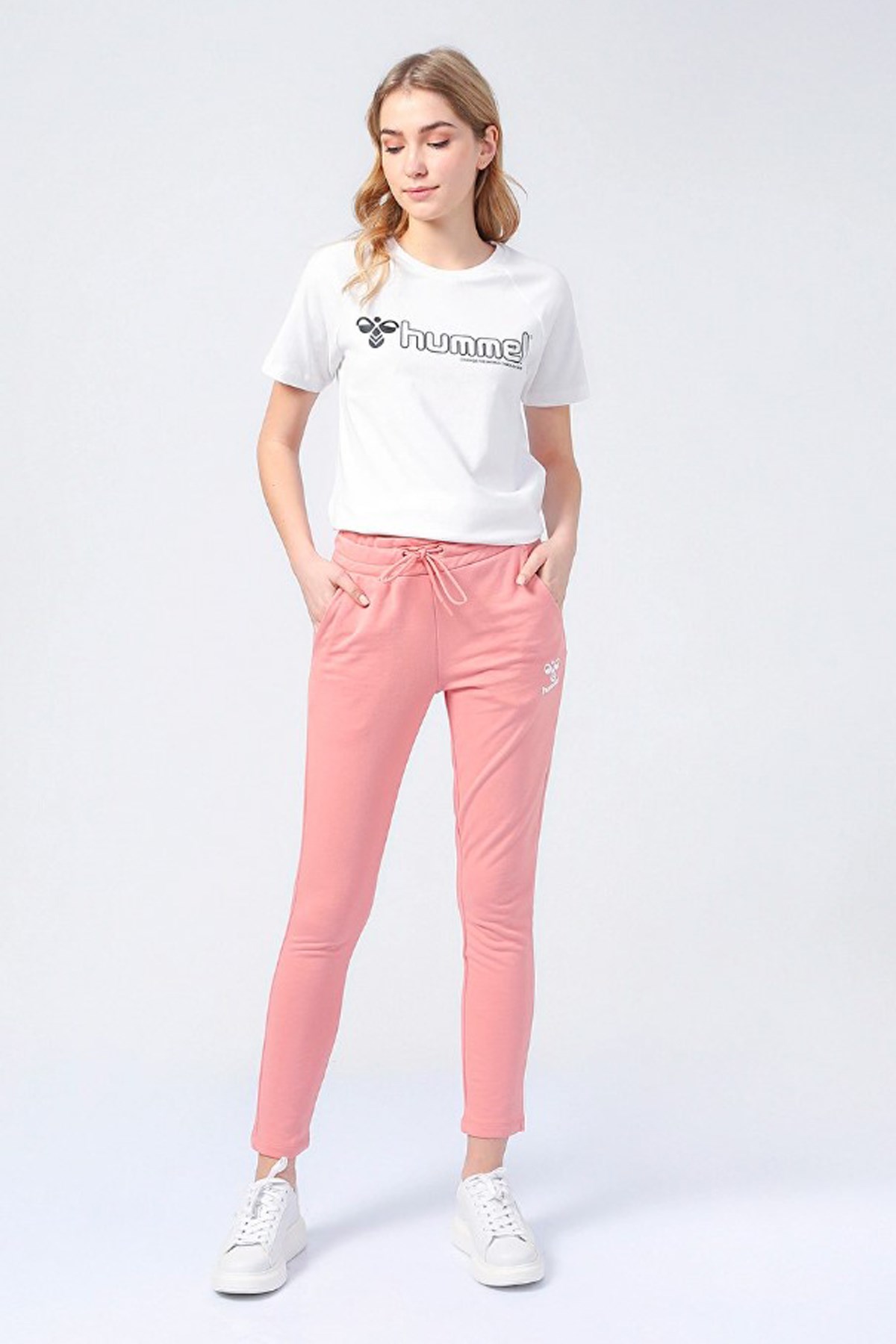 Hummel T-Noni 2.0 Tapered  Kadın Eşofman Altı 931471-2098 Pembe