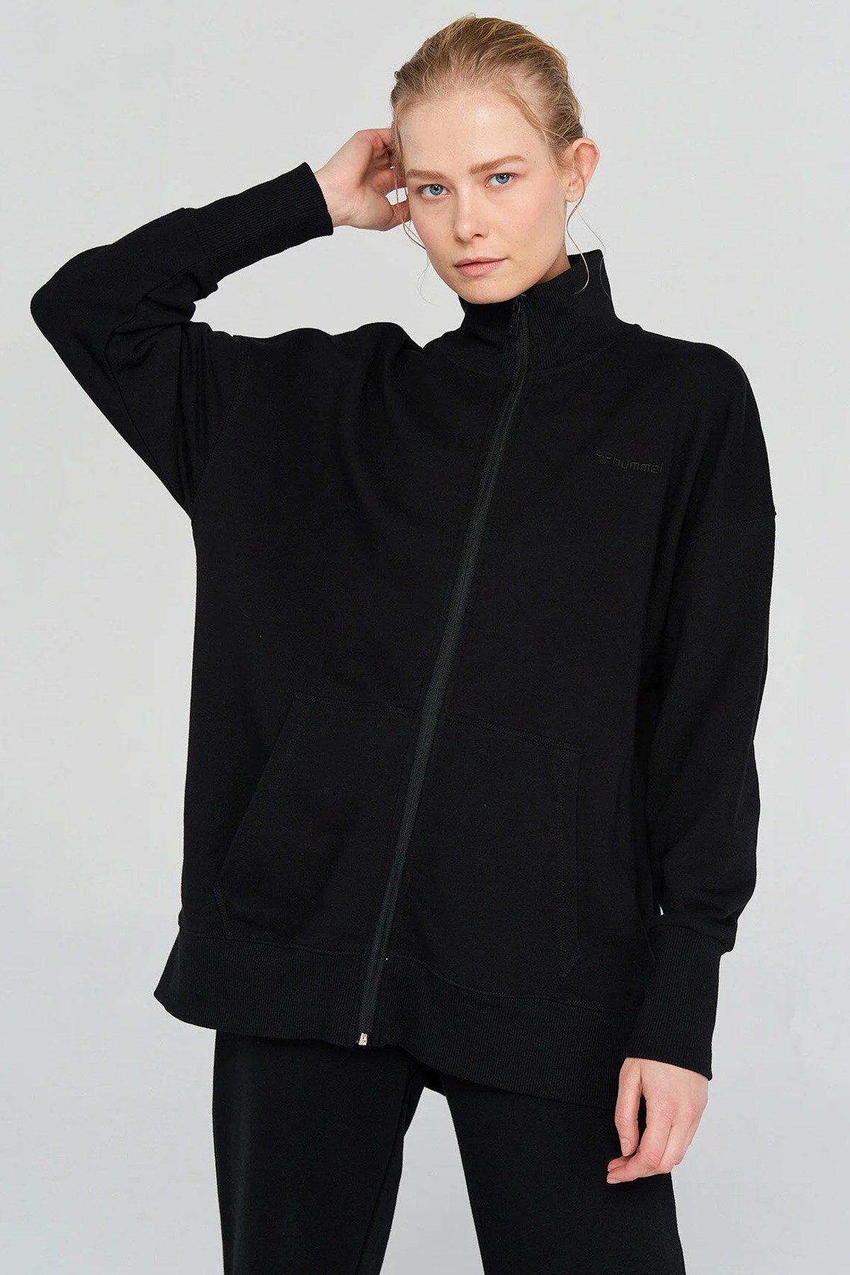 Hummel Sofia Zip Kadın Fermuarlı Ceket 931644-2001 Siyah