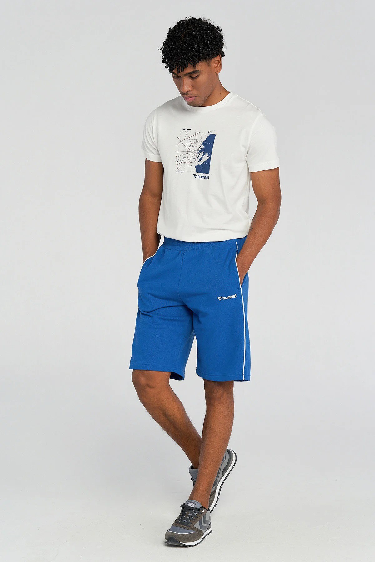 Hummel Monet Erkek Şort 931648-7045 Mavi
