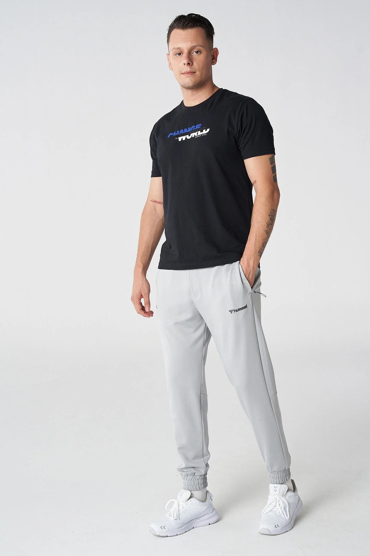 Hummel Ajay Erkek Eşofman Altı 931776-2521 Gri