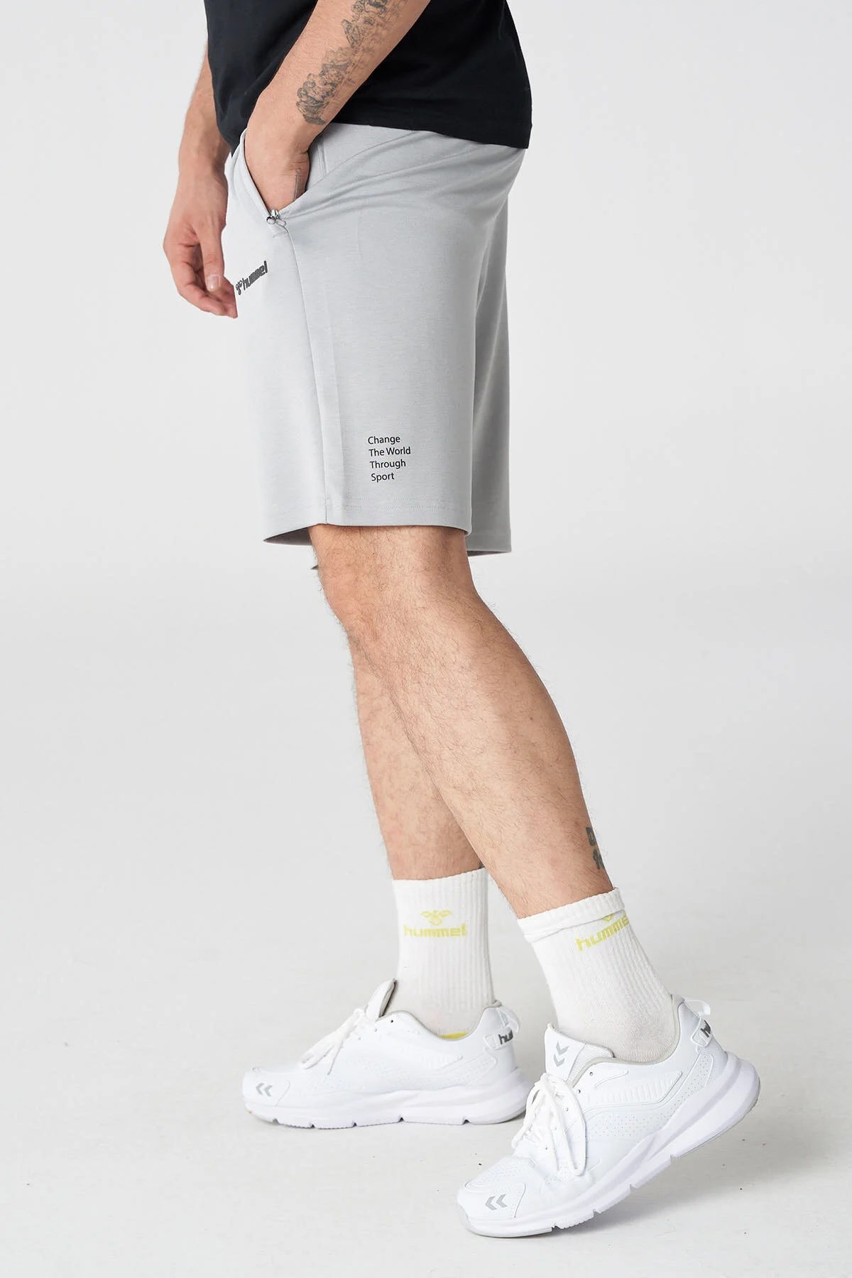 Hummel Ajay Erkek Şort 931777-2521 Gri