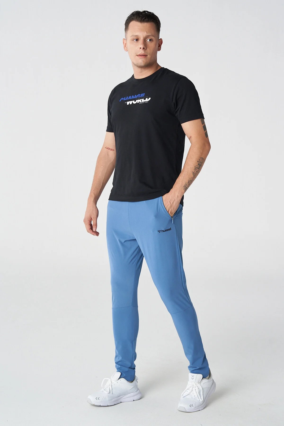 Hummel Jacob Erkek Eşofman Altı 931822-4250 Mavi