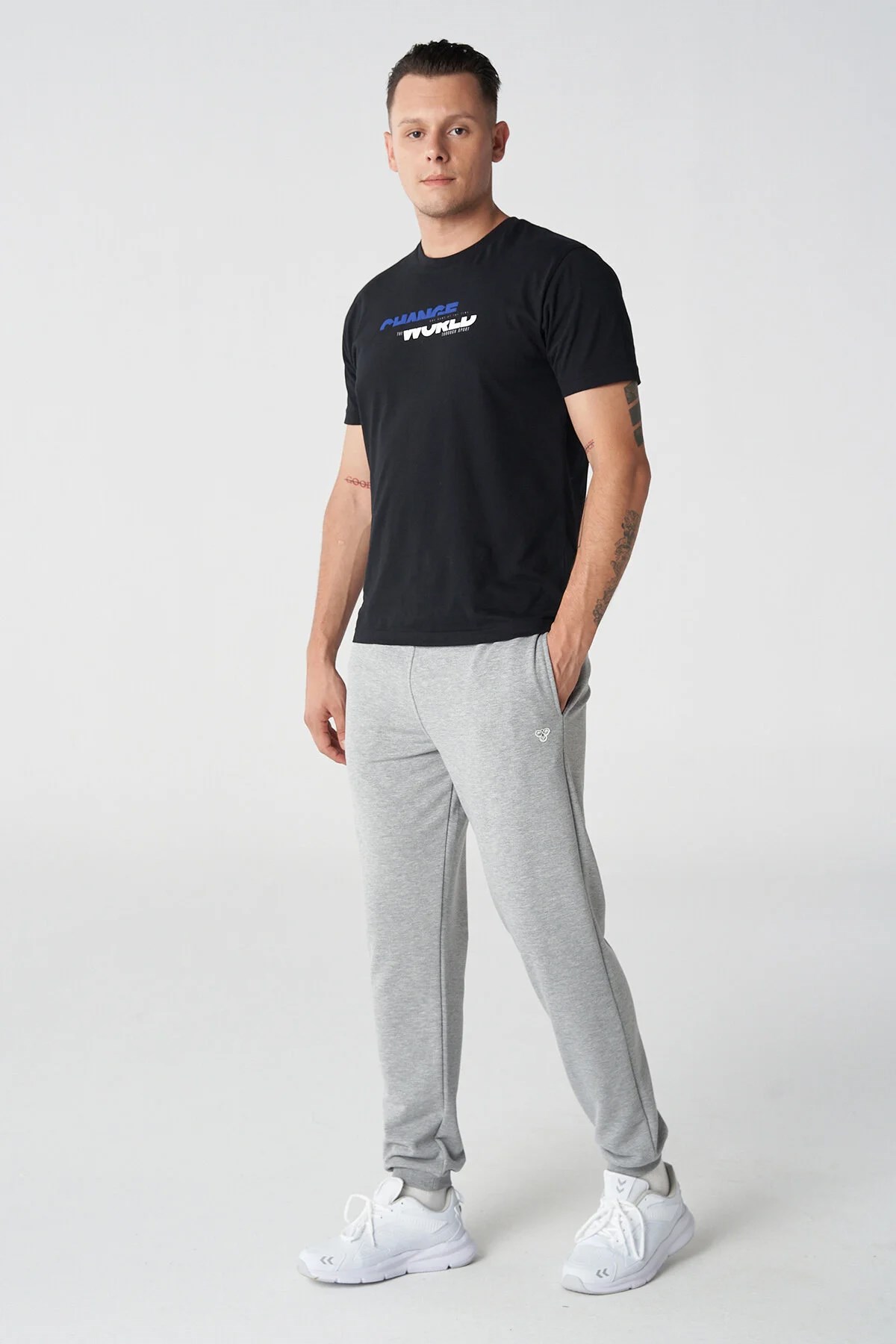Hummel T-ic ico Erkek Eşofman Altı 931893-2006 Gri