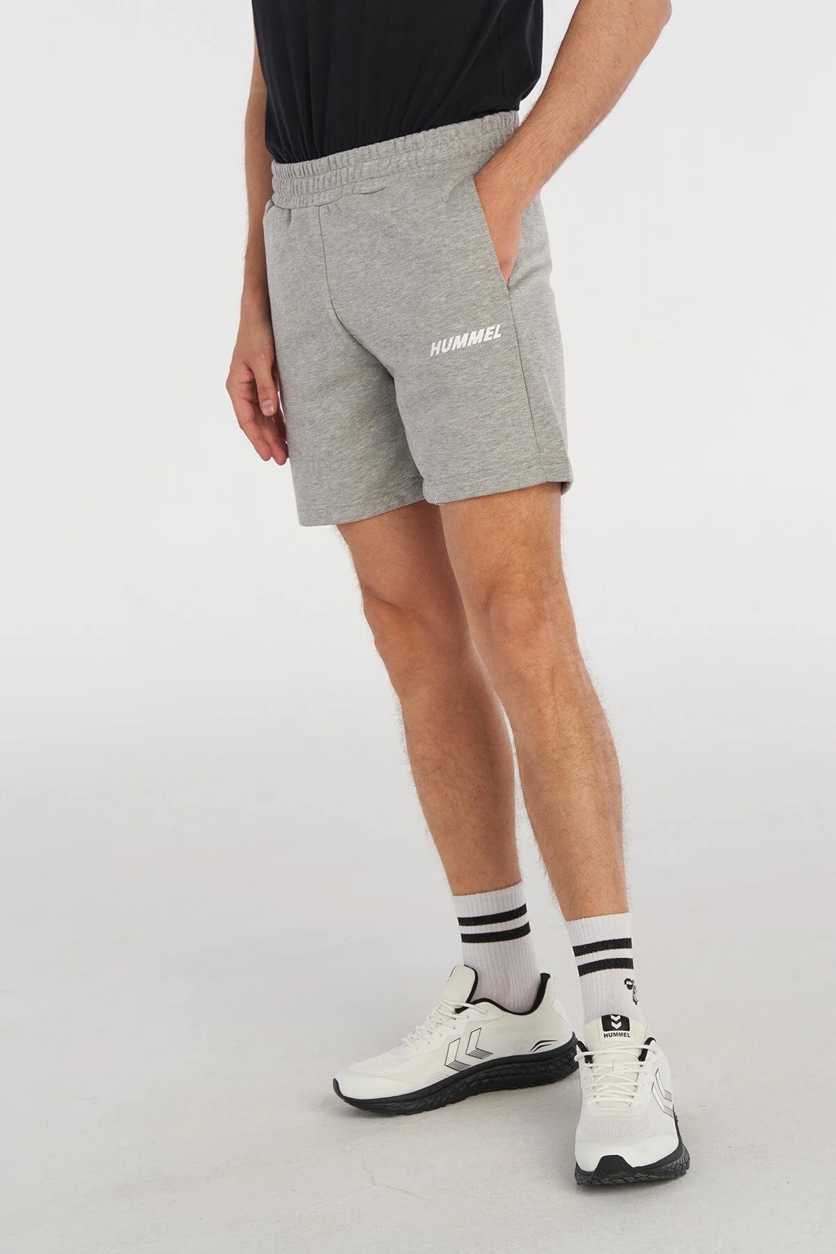 Hummel Elemental Cotton Erkek Şort 931980-2006 Gri