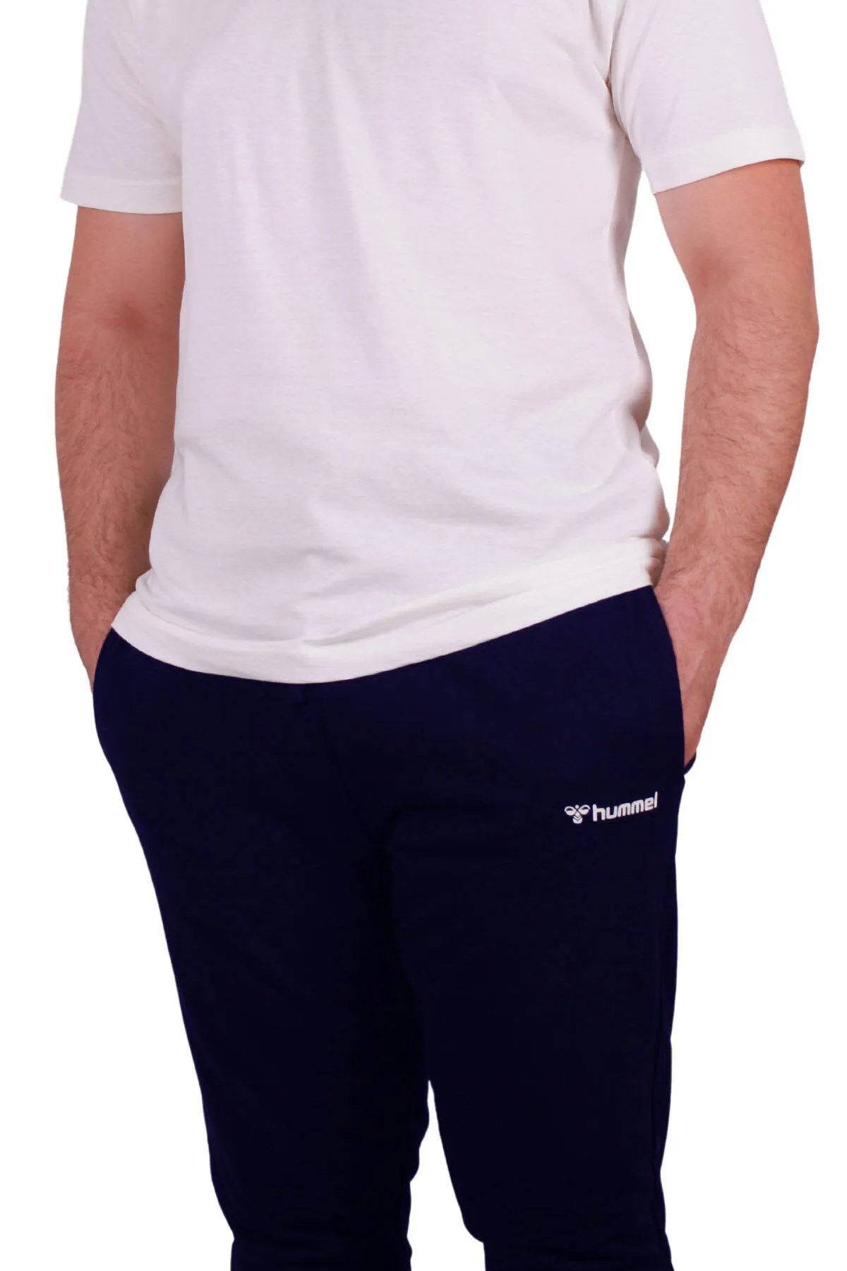 Hummel Mesen Tapered Erkek Eşofman Altı 932096-7480 Lacivert