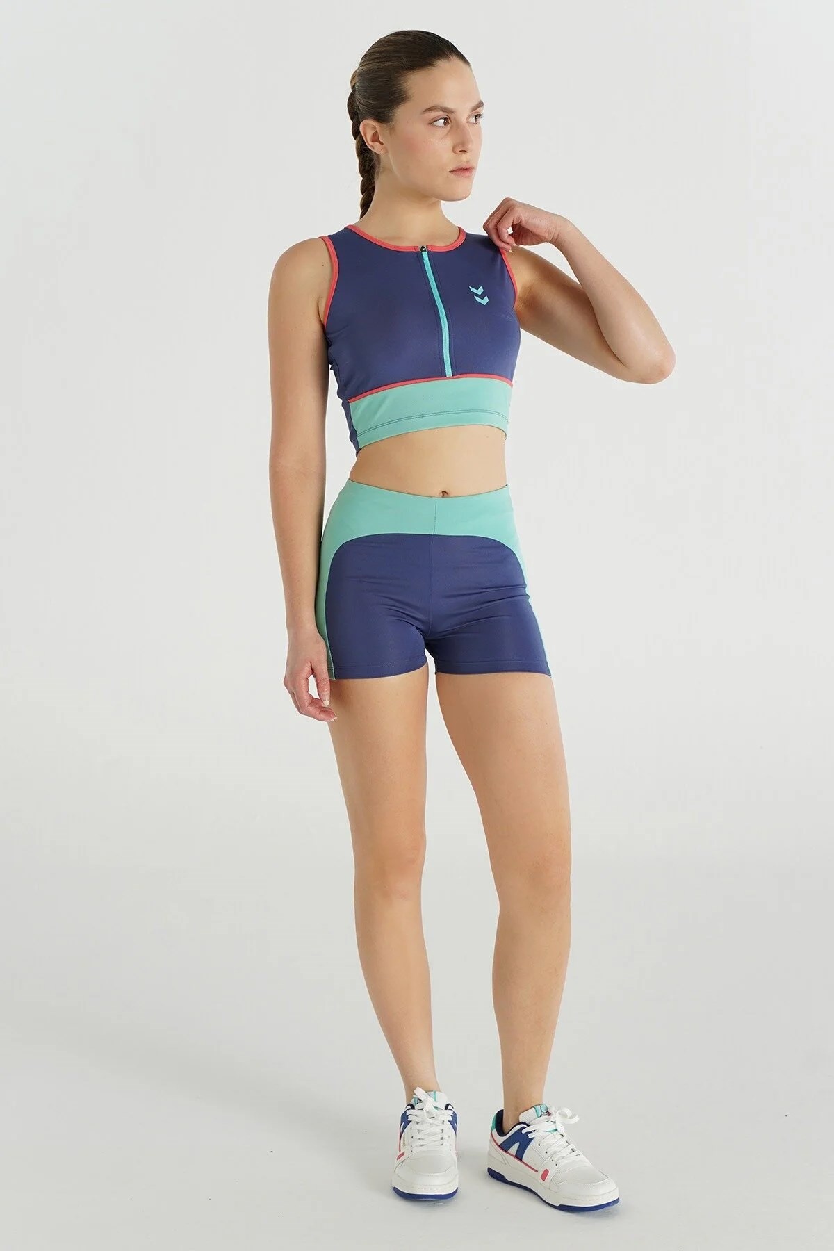 Hummel Colin Kadın Kısa Tayt 932151-9963 Mavi