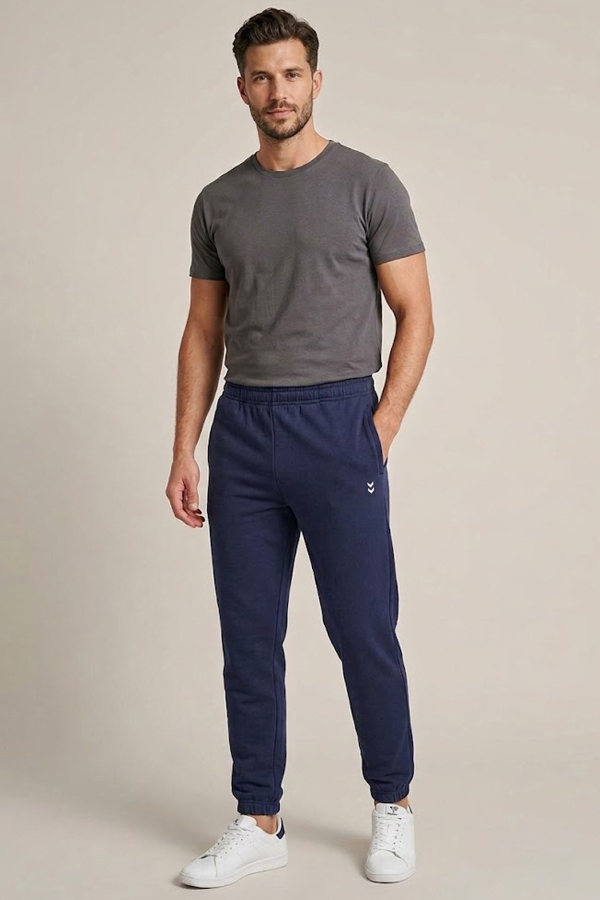 Hummel T-Pulse Erkek Eşofman Altı 932357-7459 Mavi