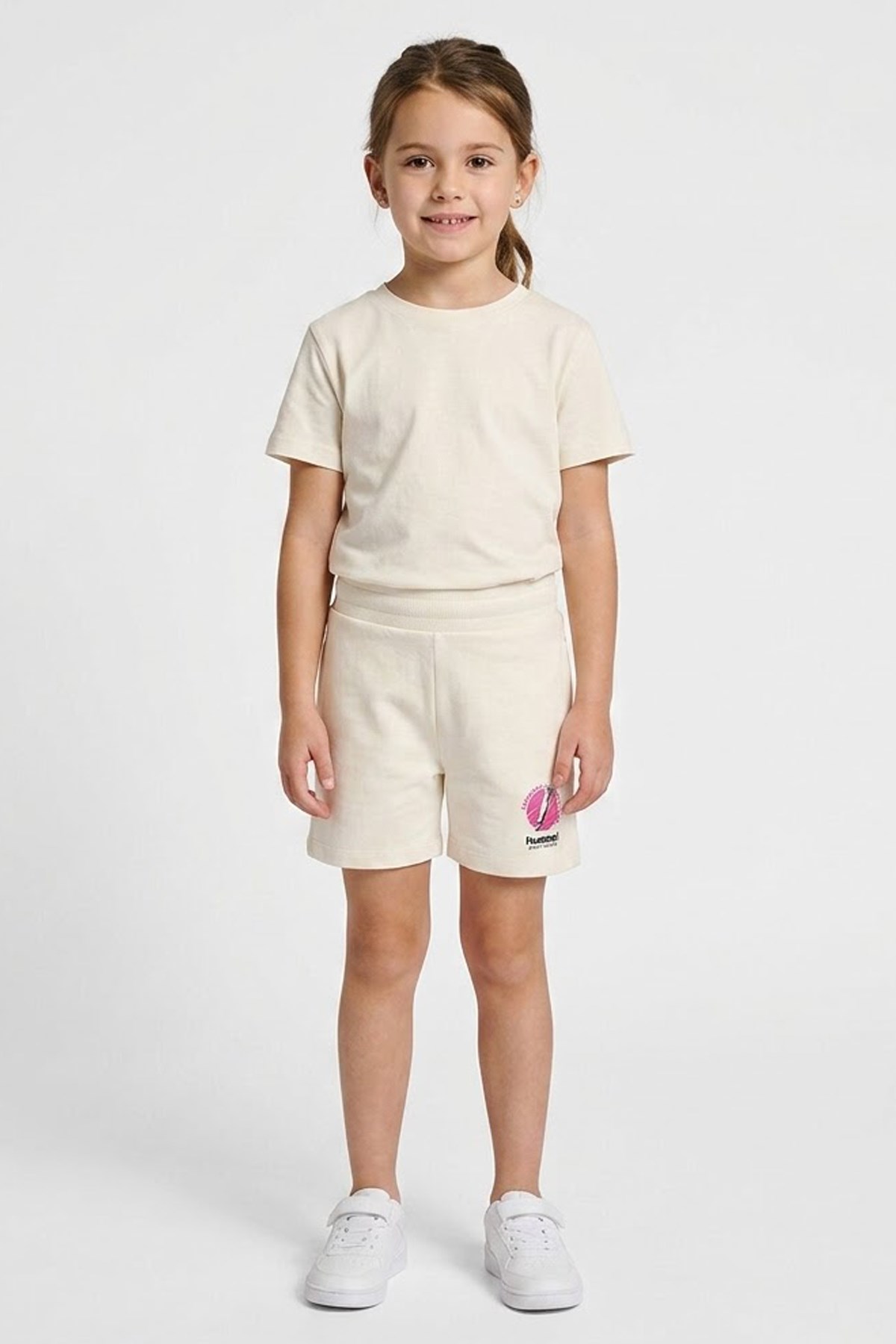 Hummel Lana Çocuk Şort 932426-9157 Beyaz