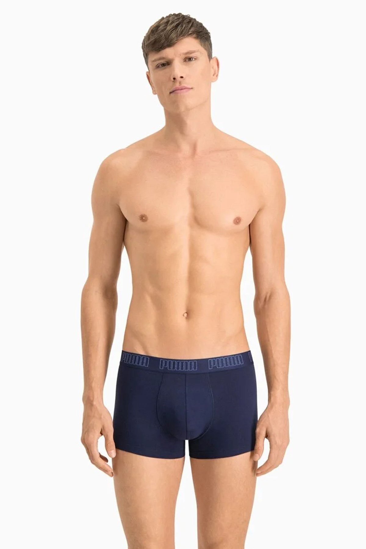 Puma Basic Trunk 2P Erkek 2li Boxer 93501506 Mavi
