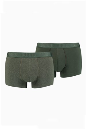 Puma Basic Trunk 2P Erkek 2li Boxer 93501509 Yeşil