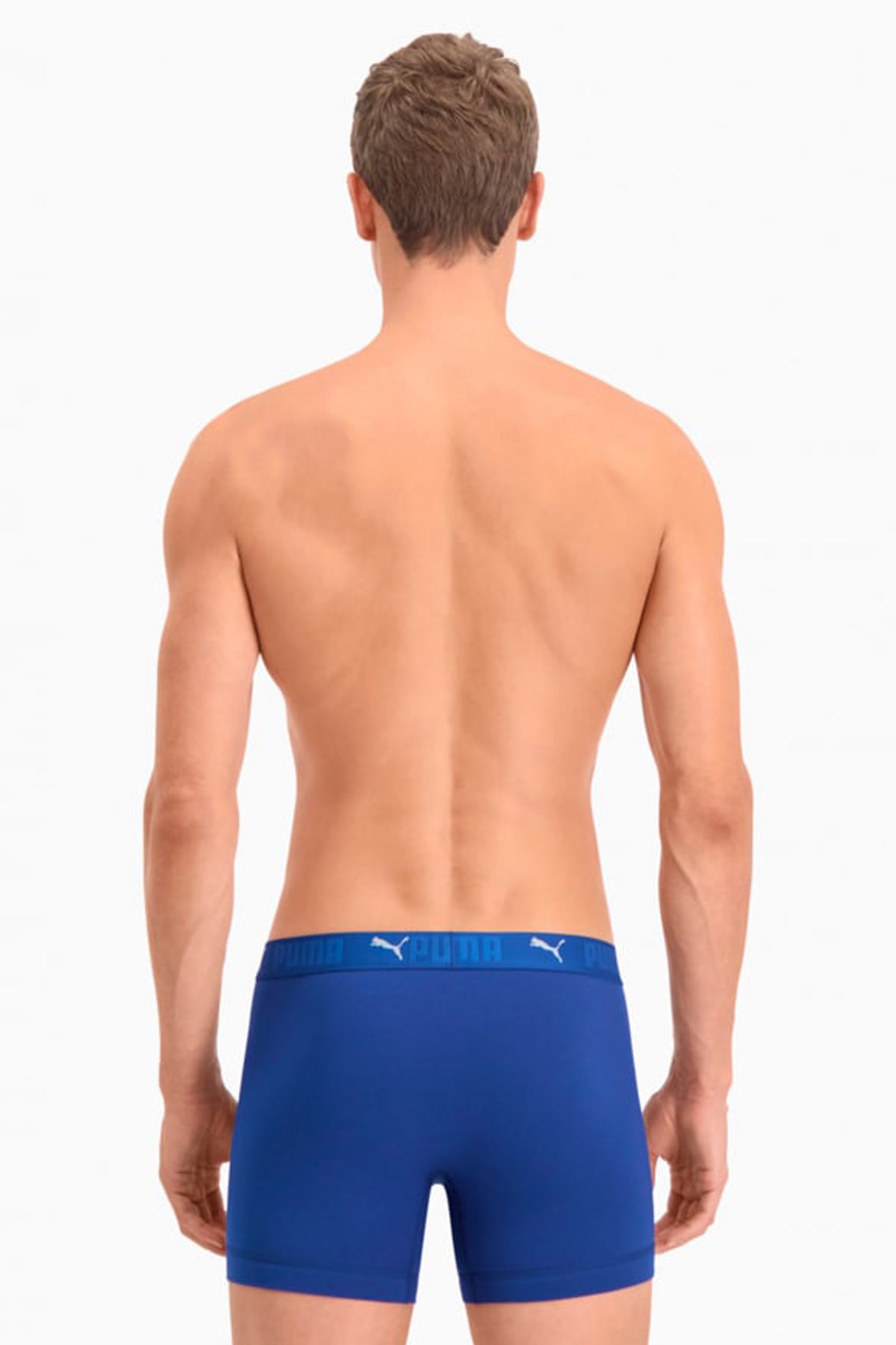 Puma Sport Cotton 2P Erkek Boxer 93552102 Mavi