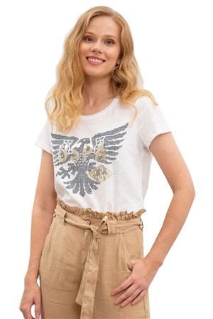 U.S. Polo Assn. Kadın Tişört 937740-VR013