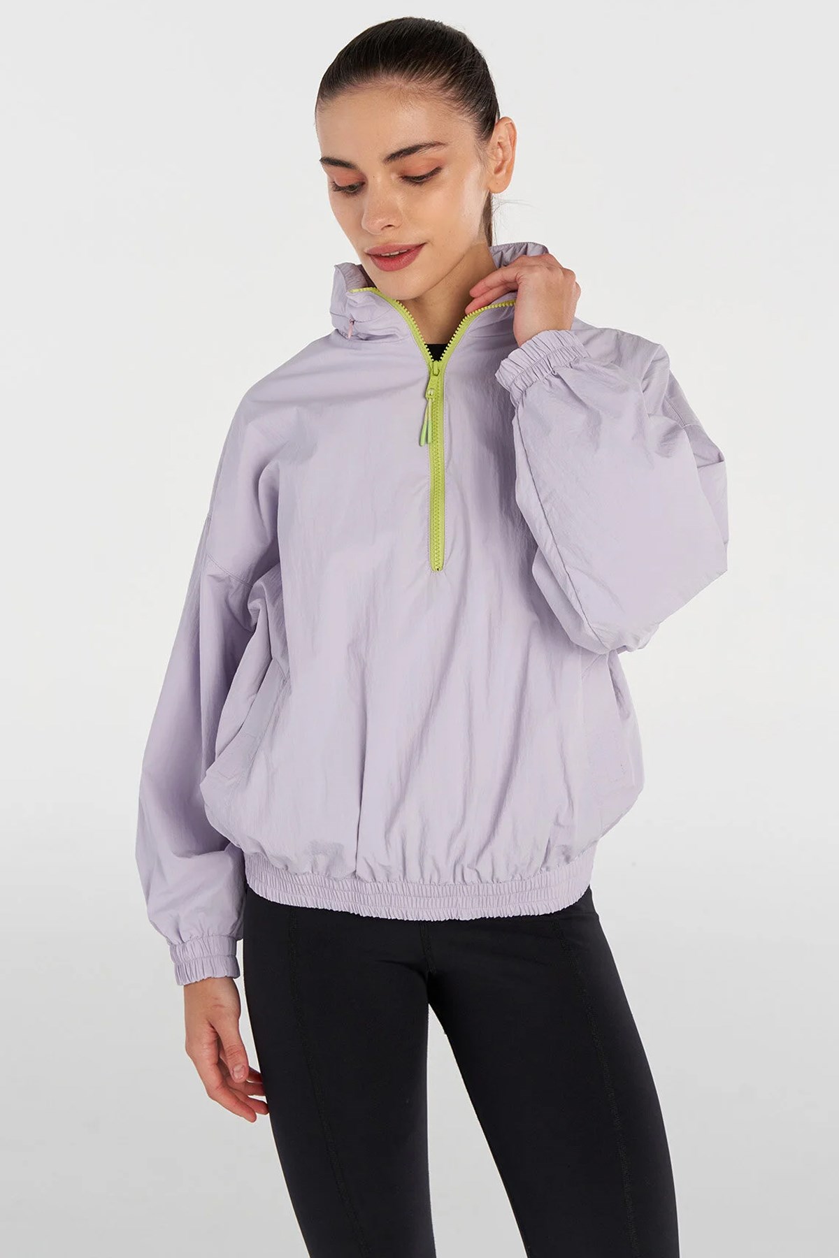 Hummel Foloa Zip Kadın Yağmurluk 940239-3182 Mor