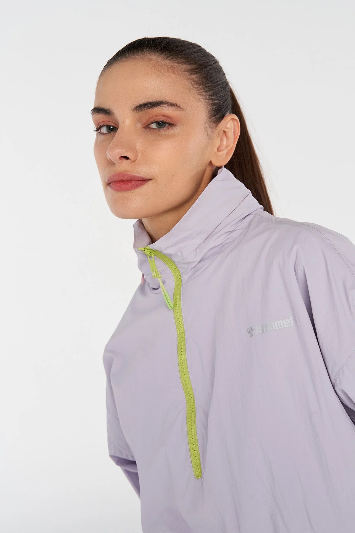 Hummel Foloa Zip Kadın Yağmurluk 940239-3182 Mor