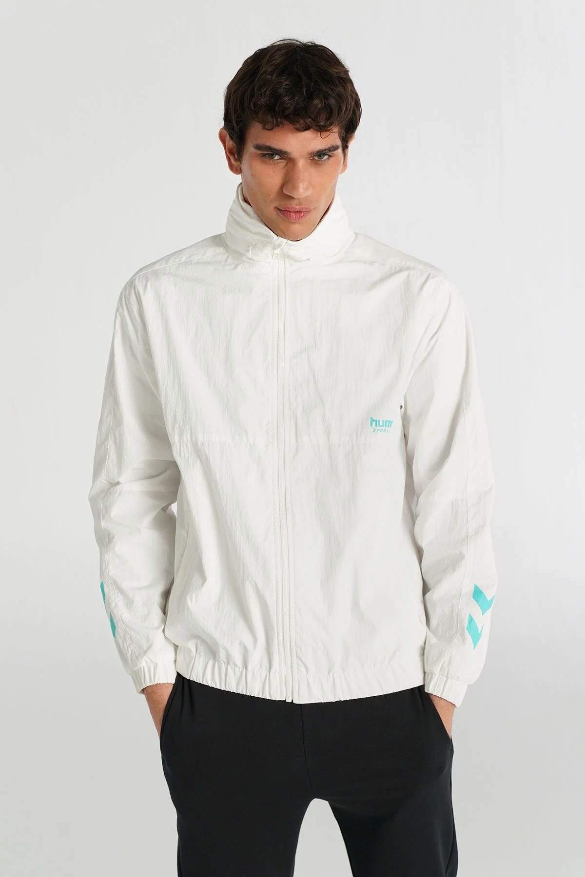 Hummel Clift Erkek Yağmurluk 940266-9003 Beyaz