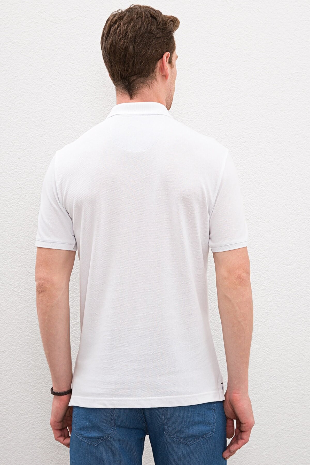 Us Polo Assn. Erkek Polo Tişört 948811 Beyaz