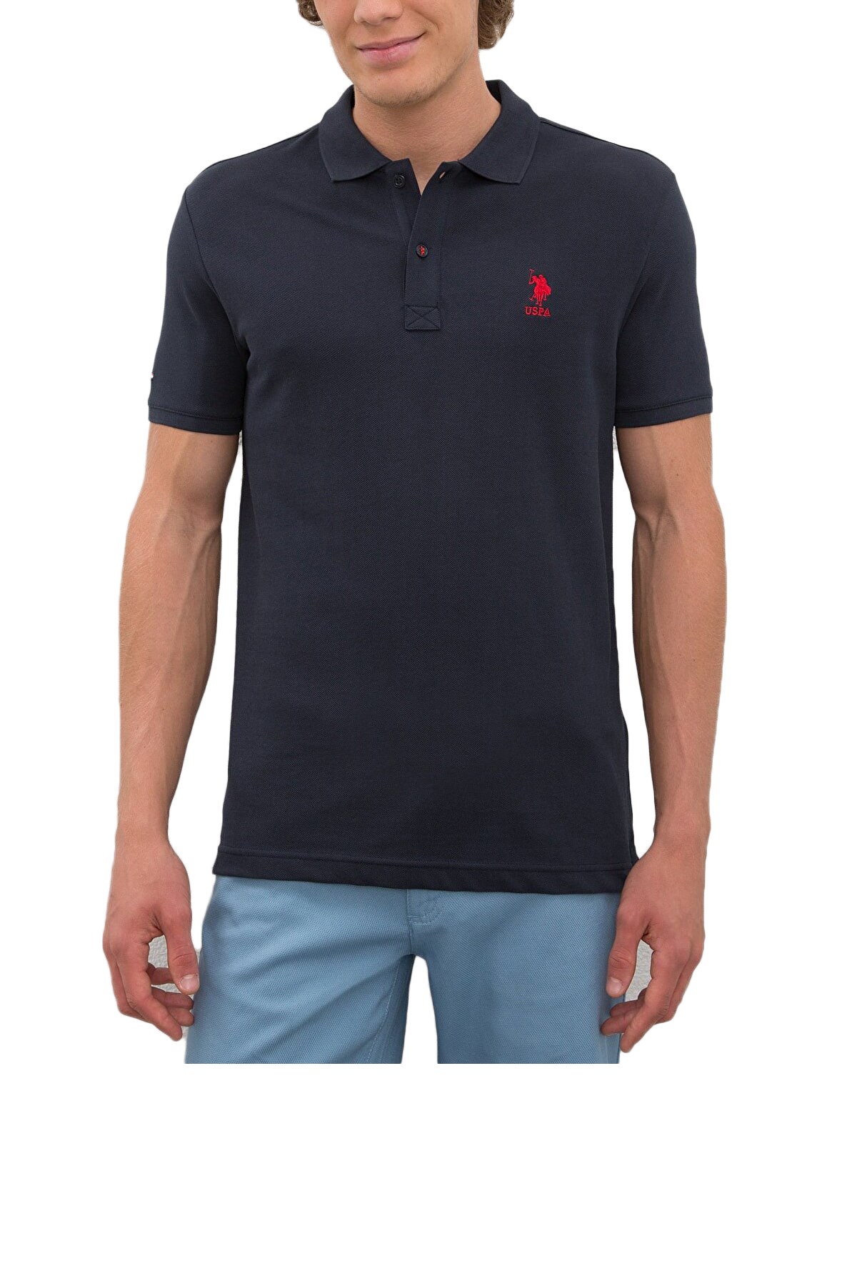 Us Polo Assn. Erkek Polo Tişört 948811 Lacivert