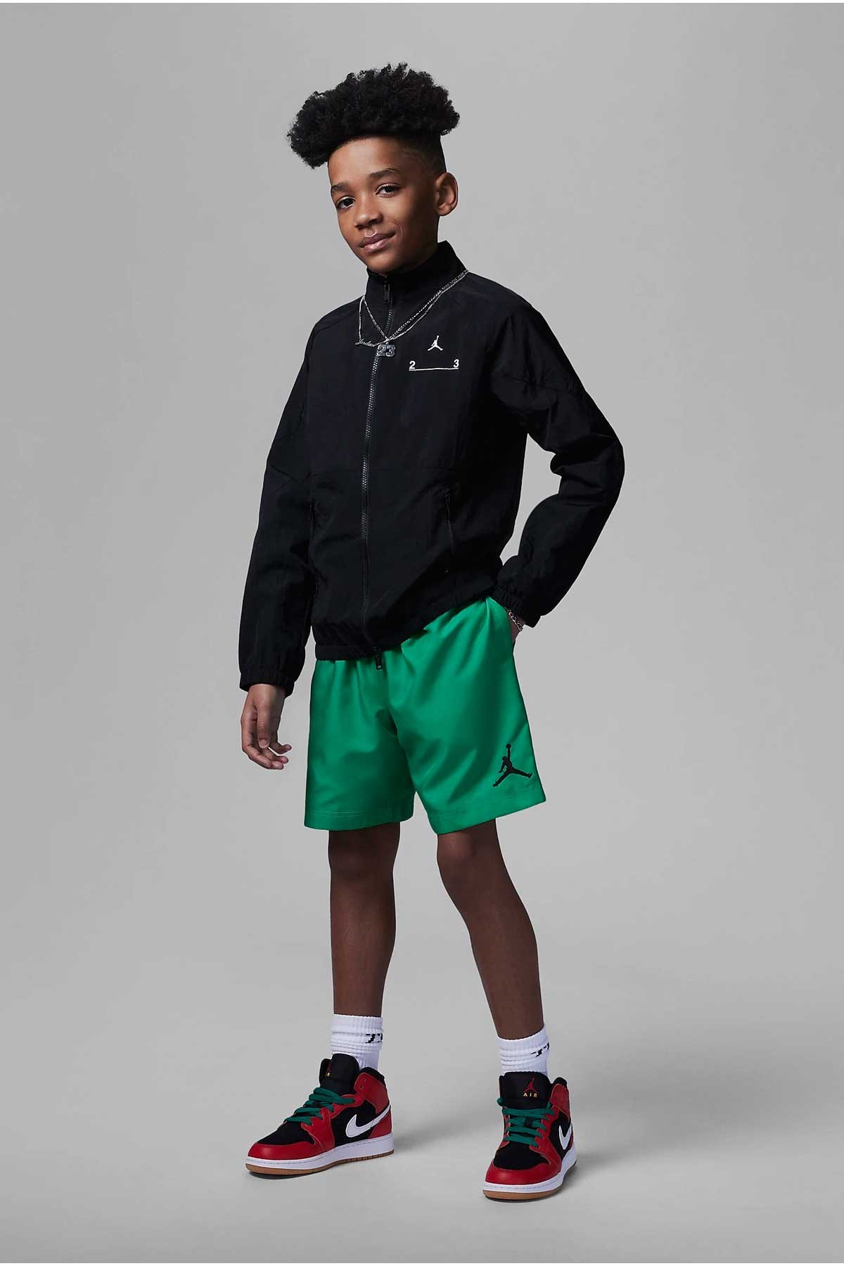 Nike Jdb Çocuk Şort 95B466-F4F Yeşil