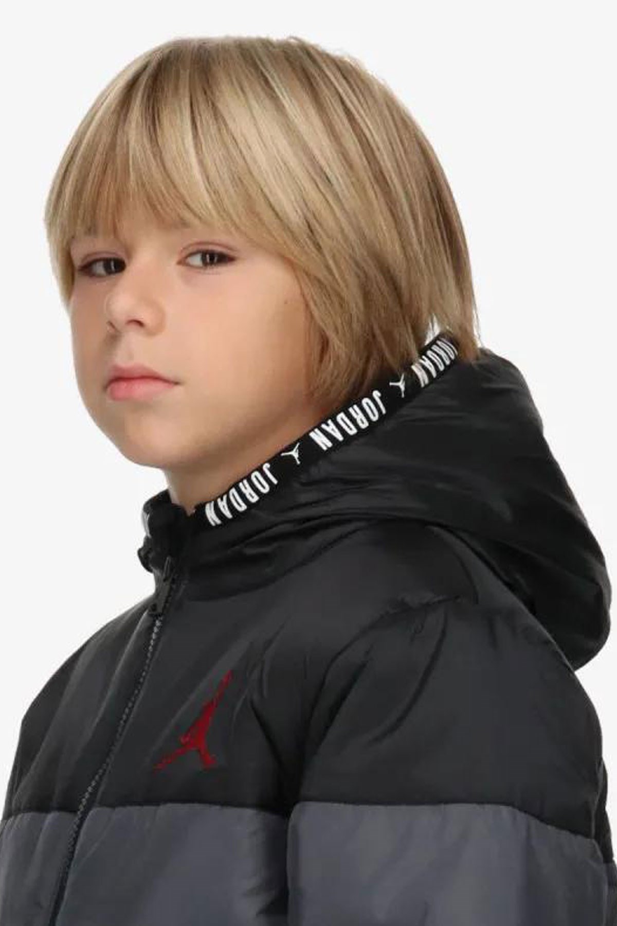 Nike Jdn Basic Poly Puffer Çocuk Mont 95B657-783 Gri